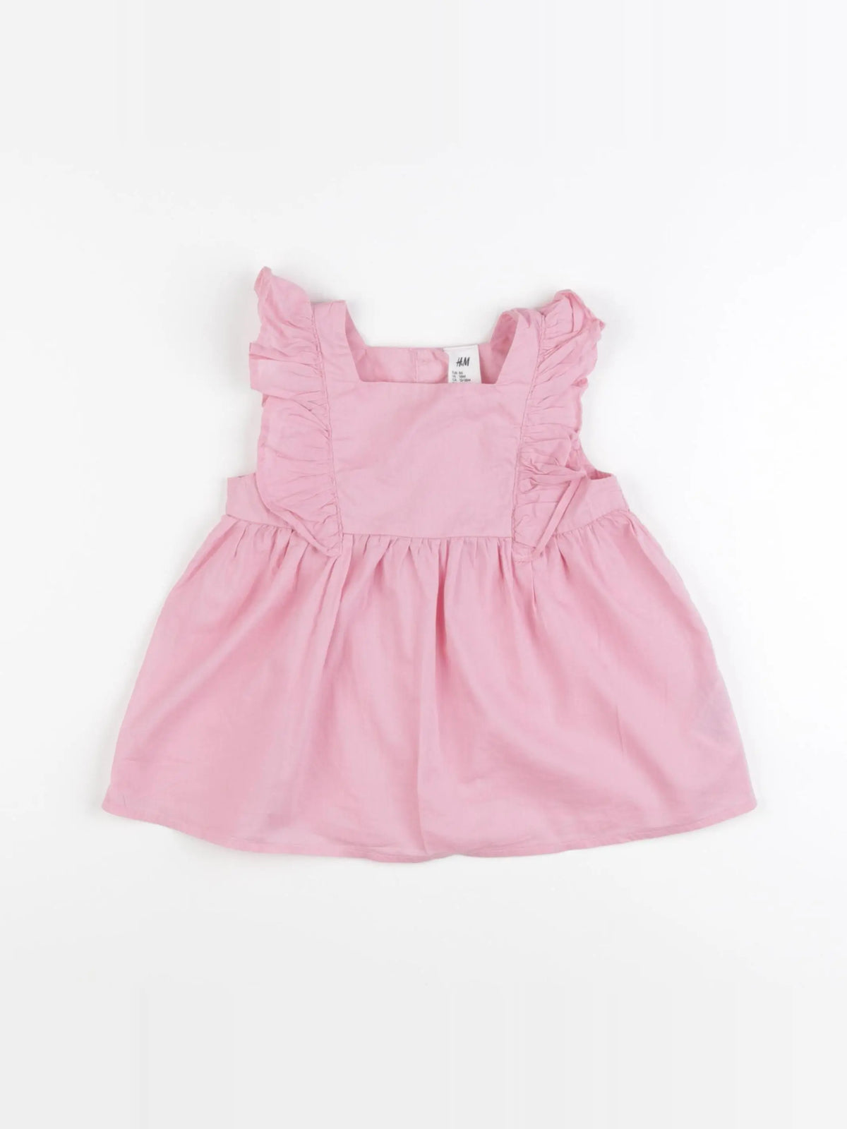 H&M - robe rose - 12/18 mois