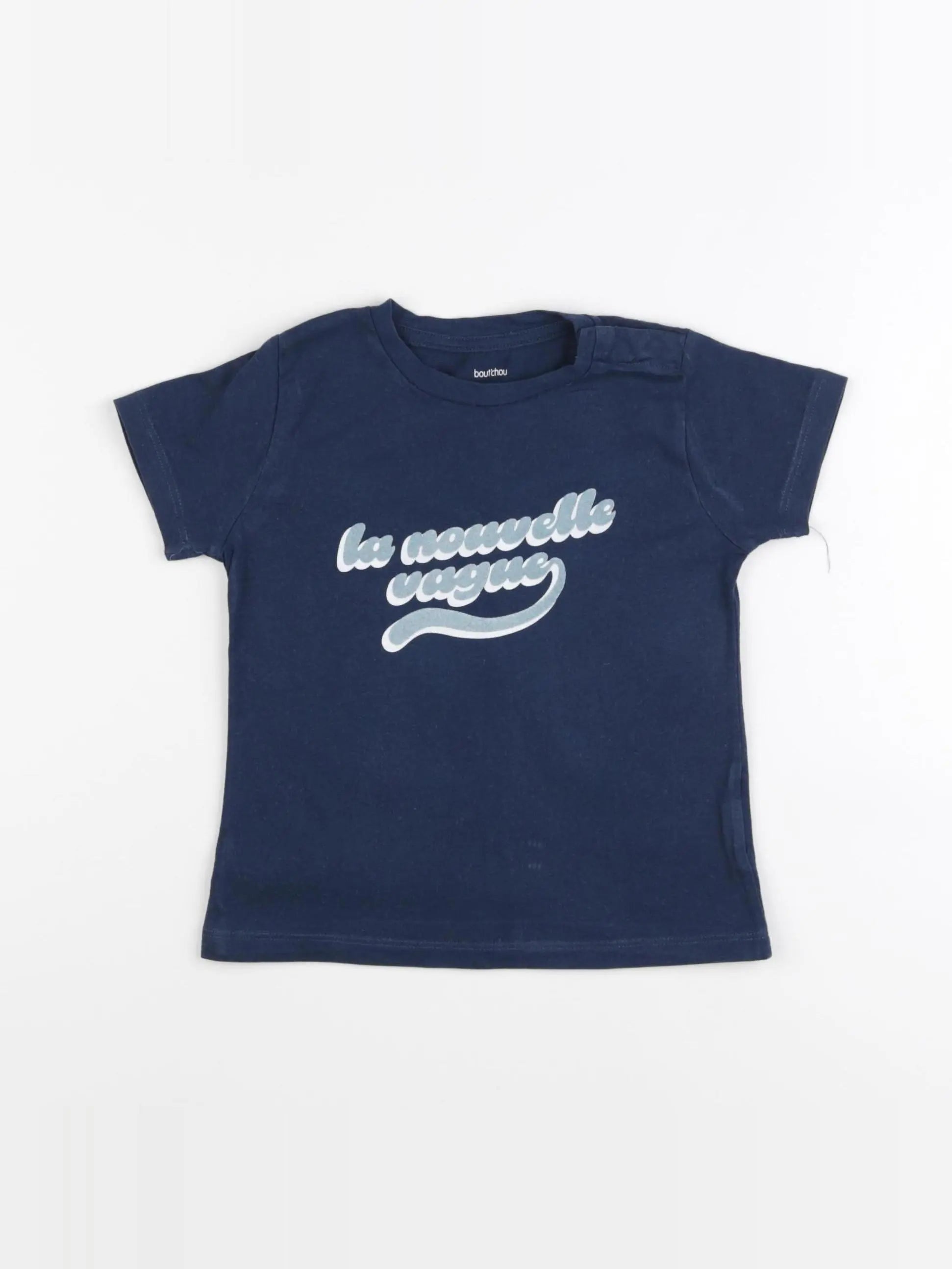 Boutchou - tee-shirt bleu - 24 mois
