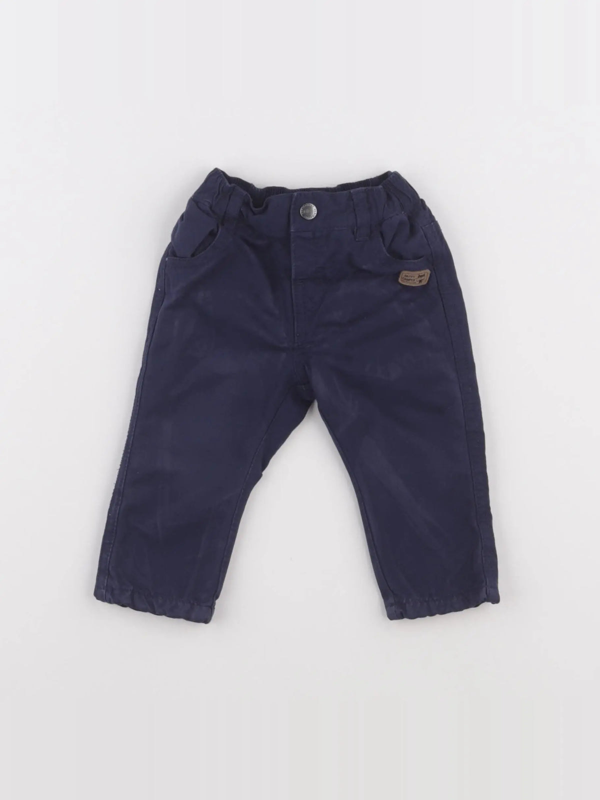 Vertbaudet - pantalon bleu - 6 mois