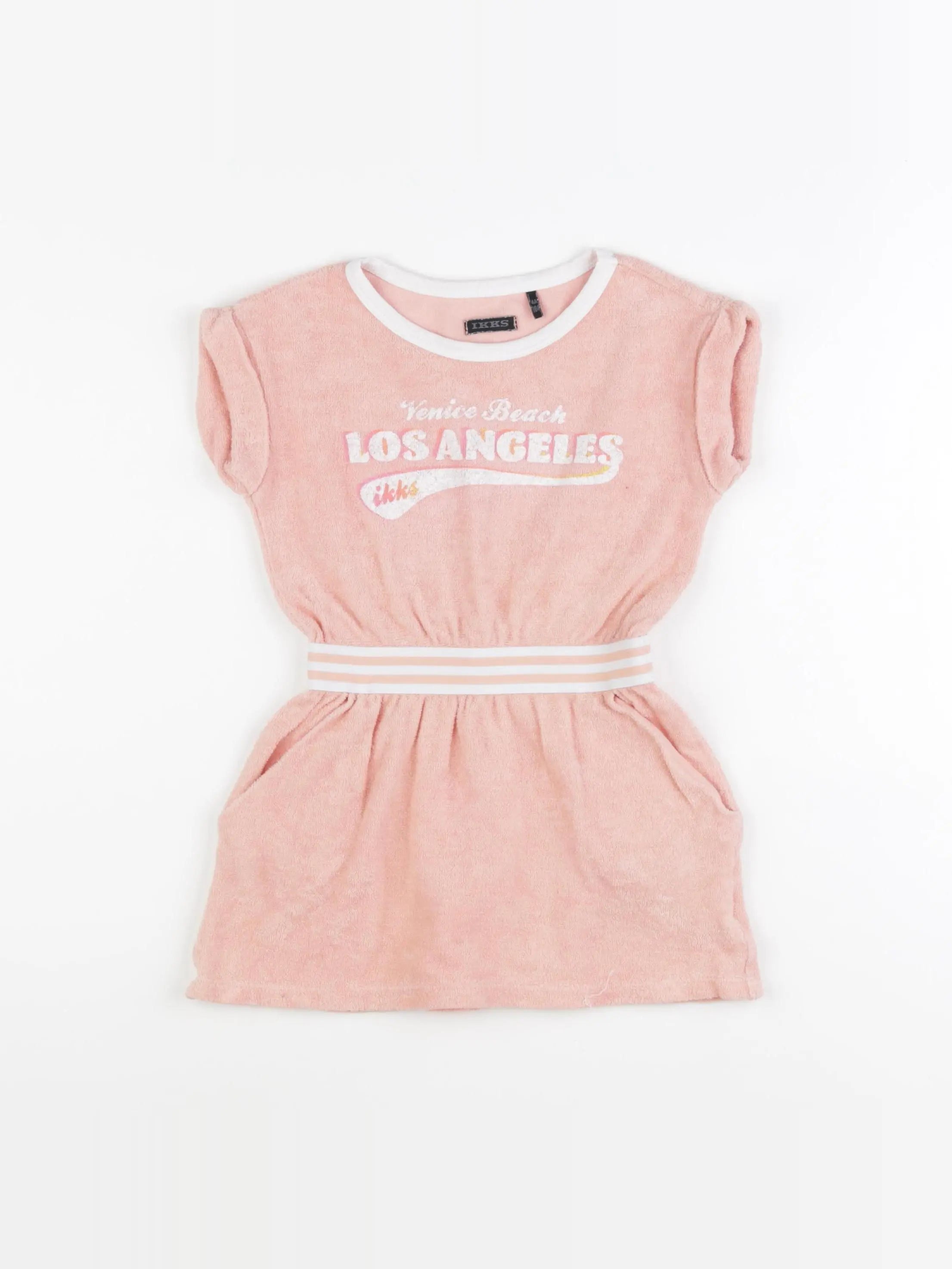 IKKS - robe rose - 4 ans