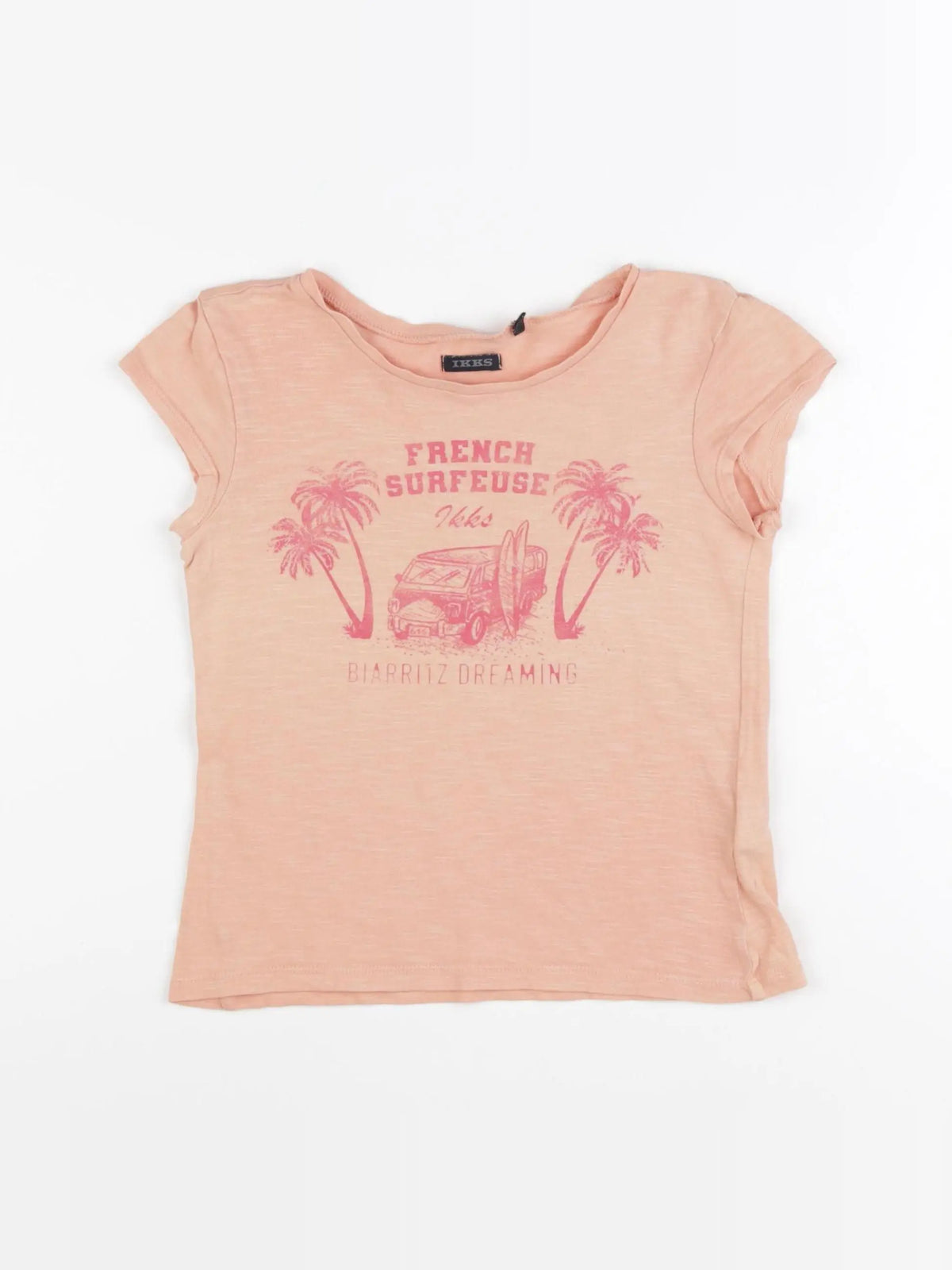 IKKS - tee-shirt orange - 6 ans