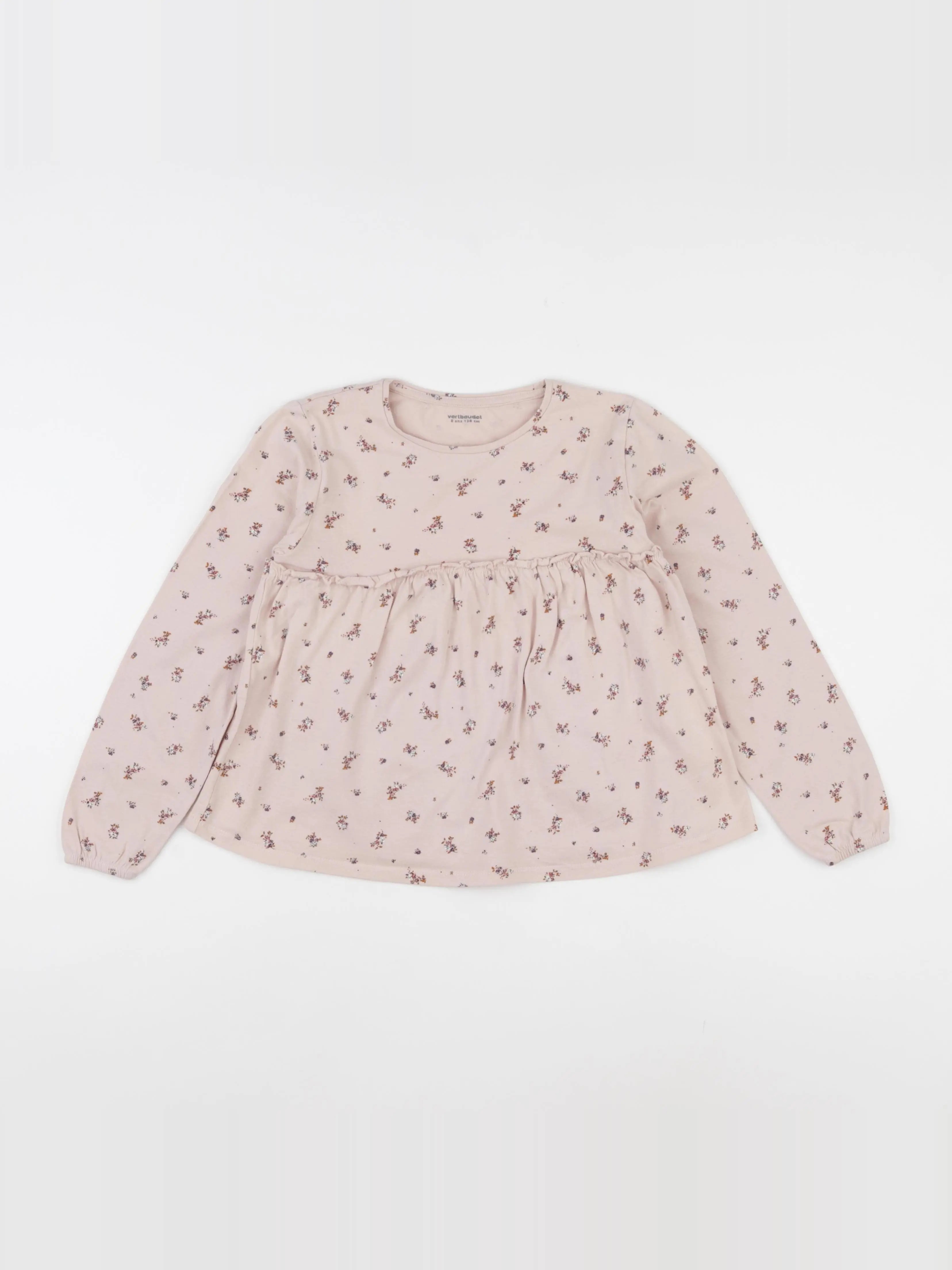 Vertbaudet - tee-shirt rose - 8 ans