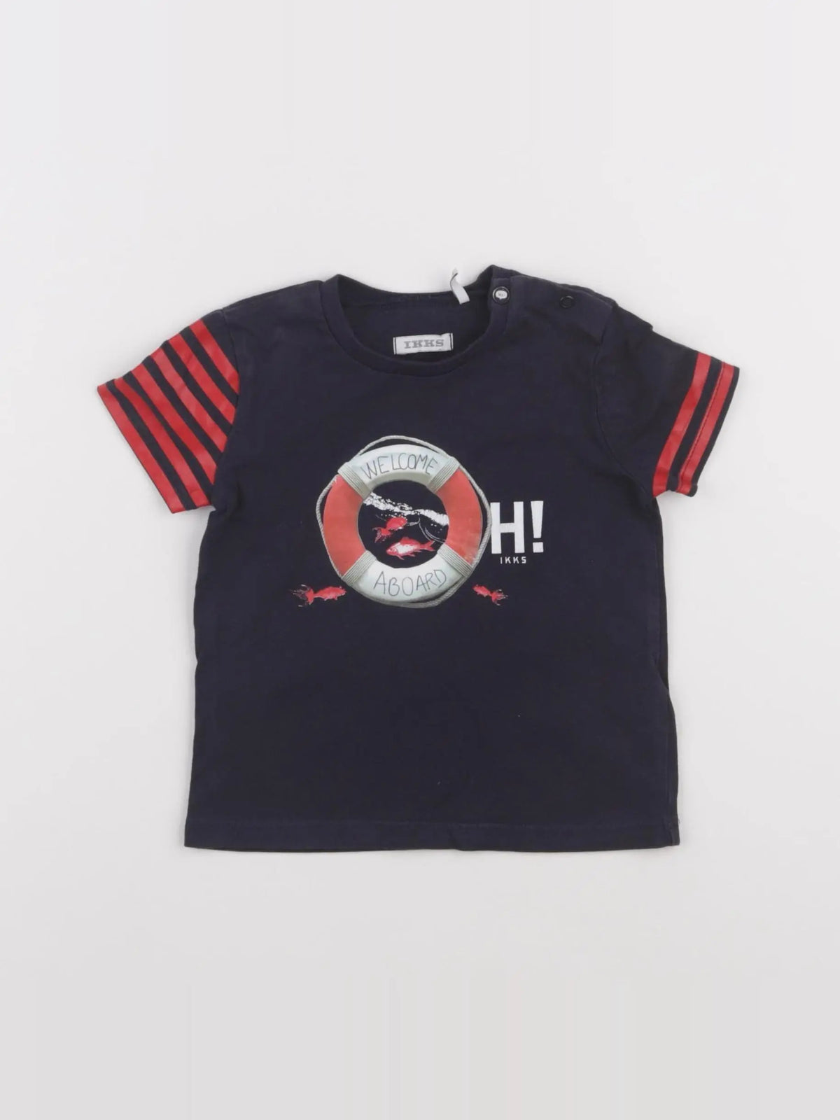IKKS - tee-shirt noir - 12 mois
