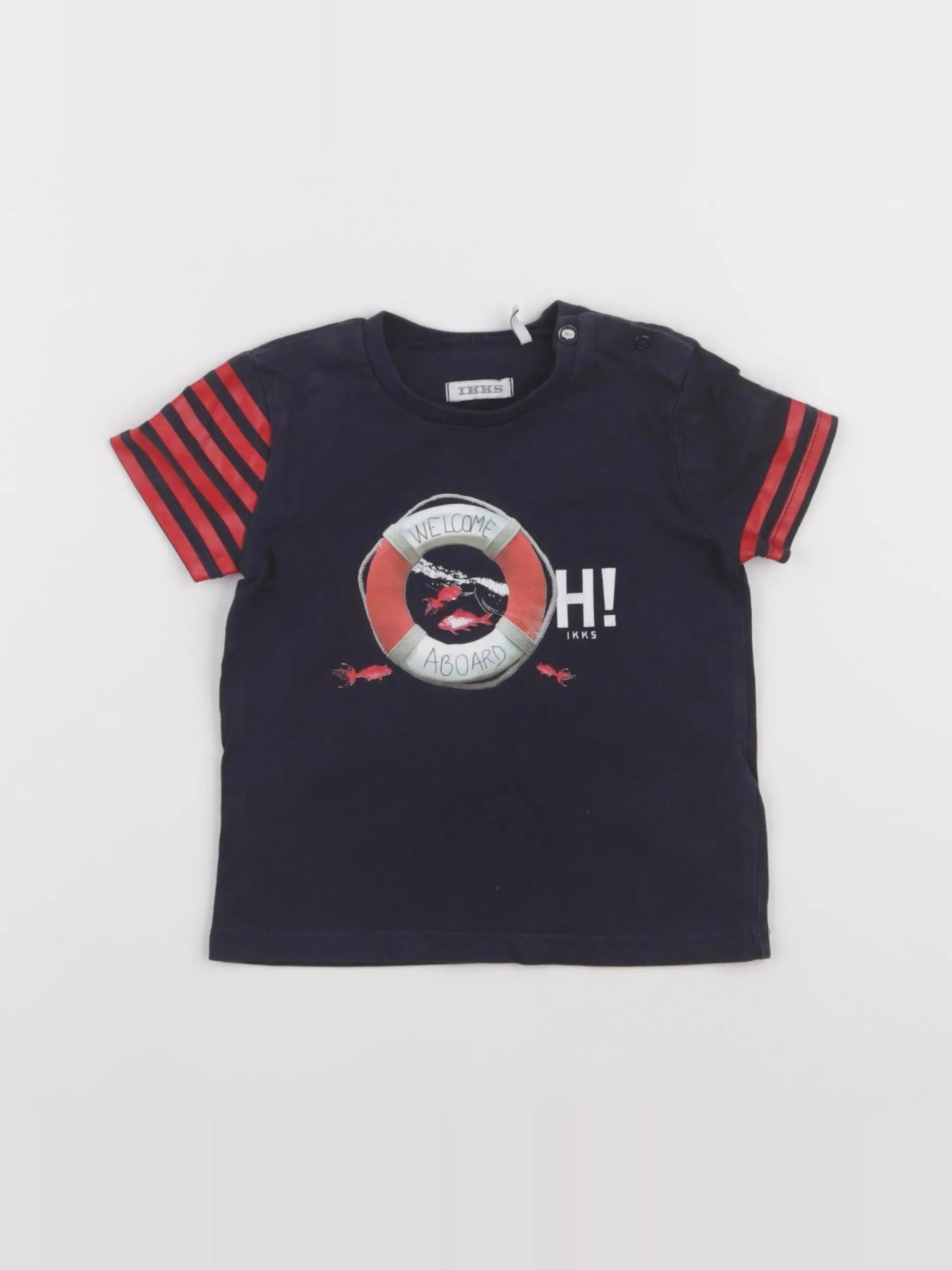 IKKS - tee-shirt noir - 12 mois