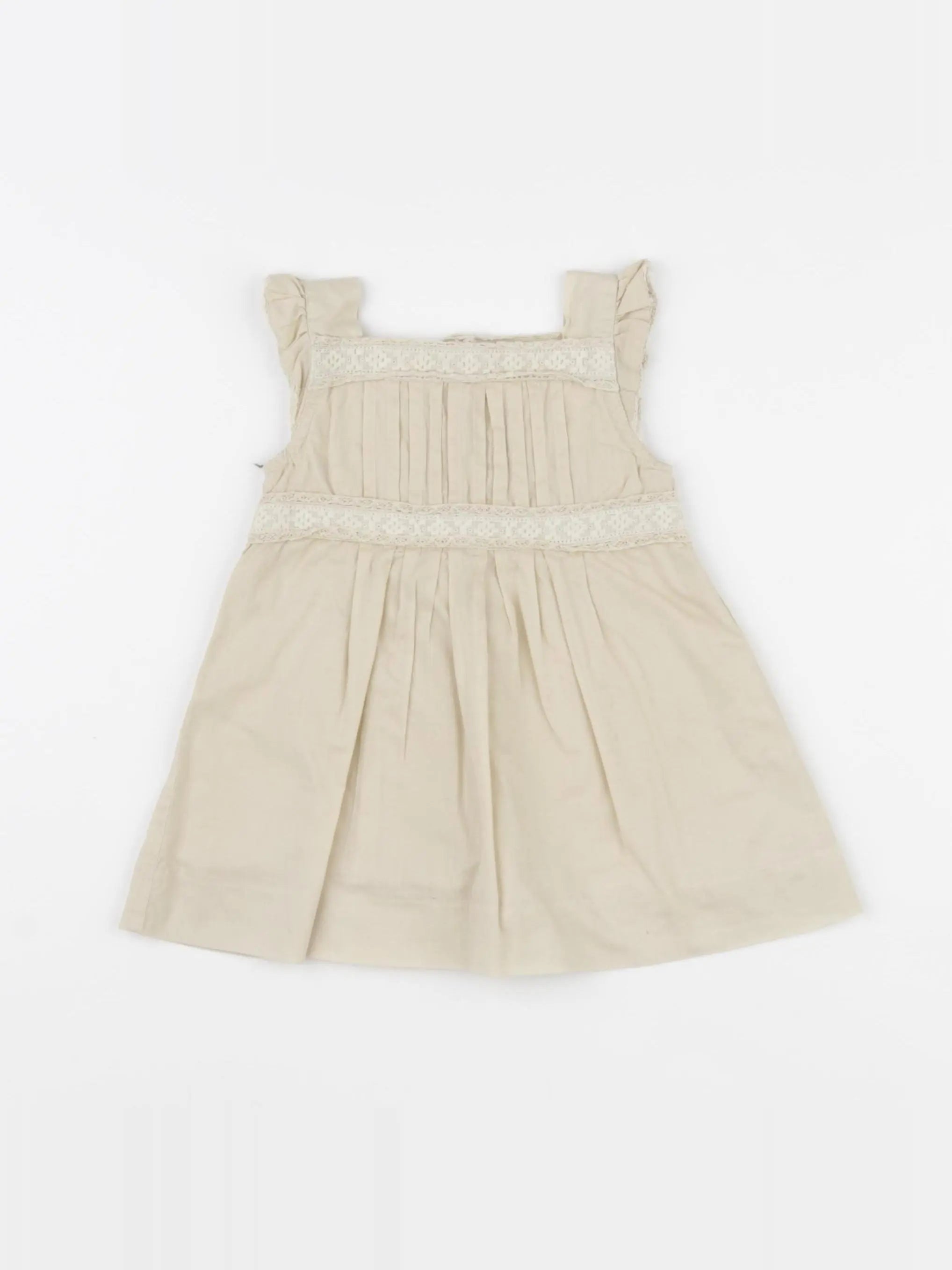 Gocco - robe beige - 6/9 mois
