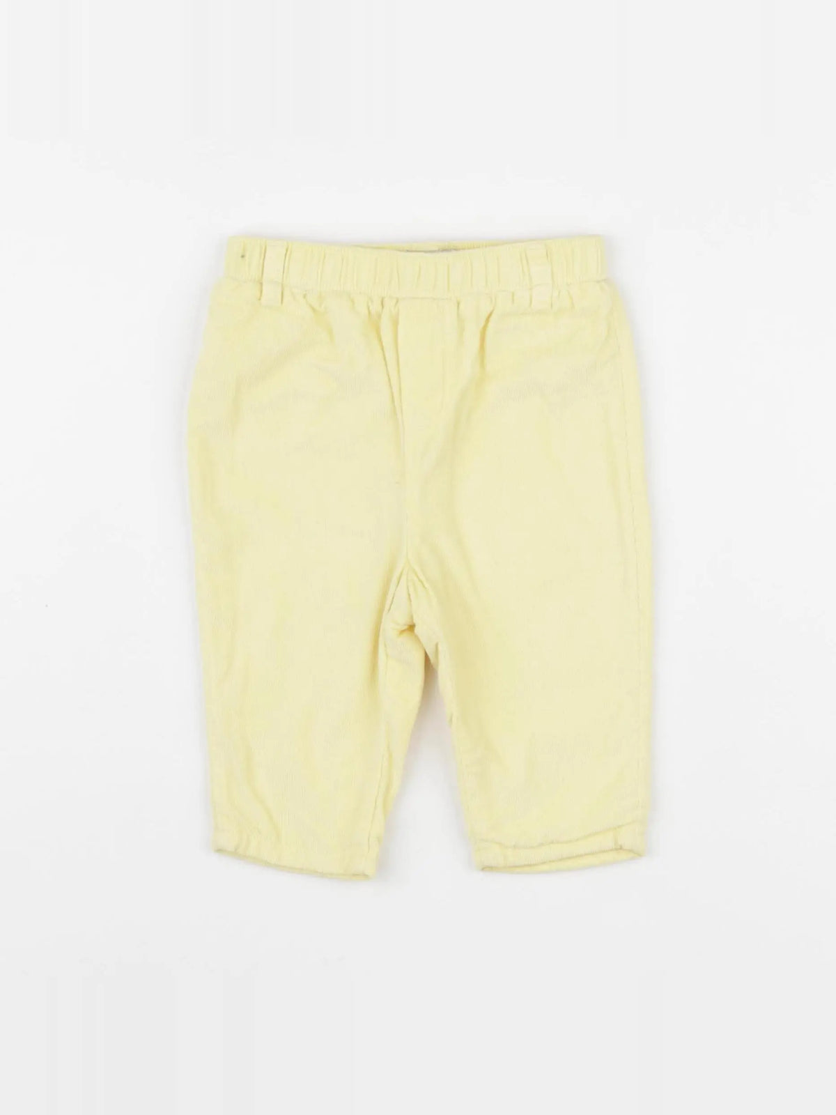 Cyrillus - pantalon doublé jaune - 6 mois