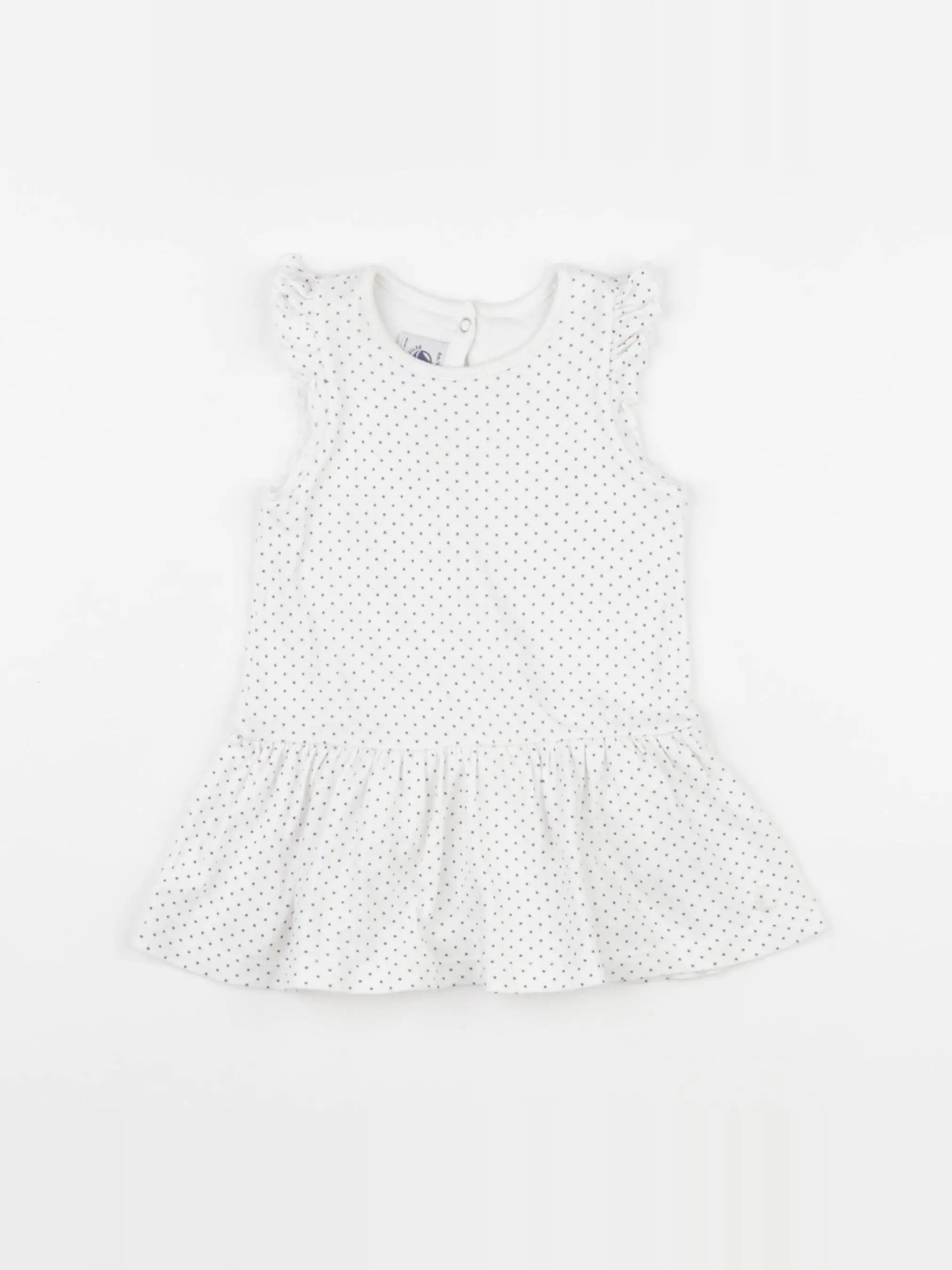 Petit Bateau - robe violet - 6 mois