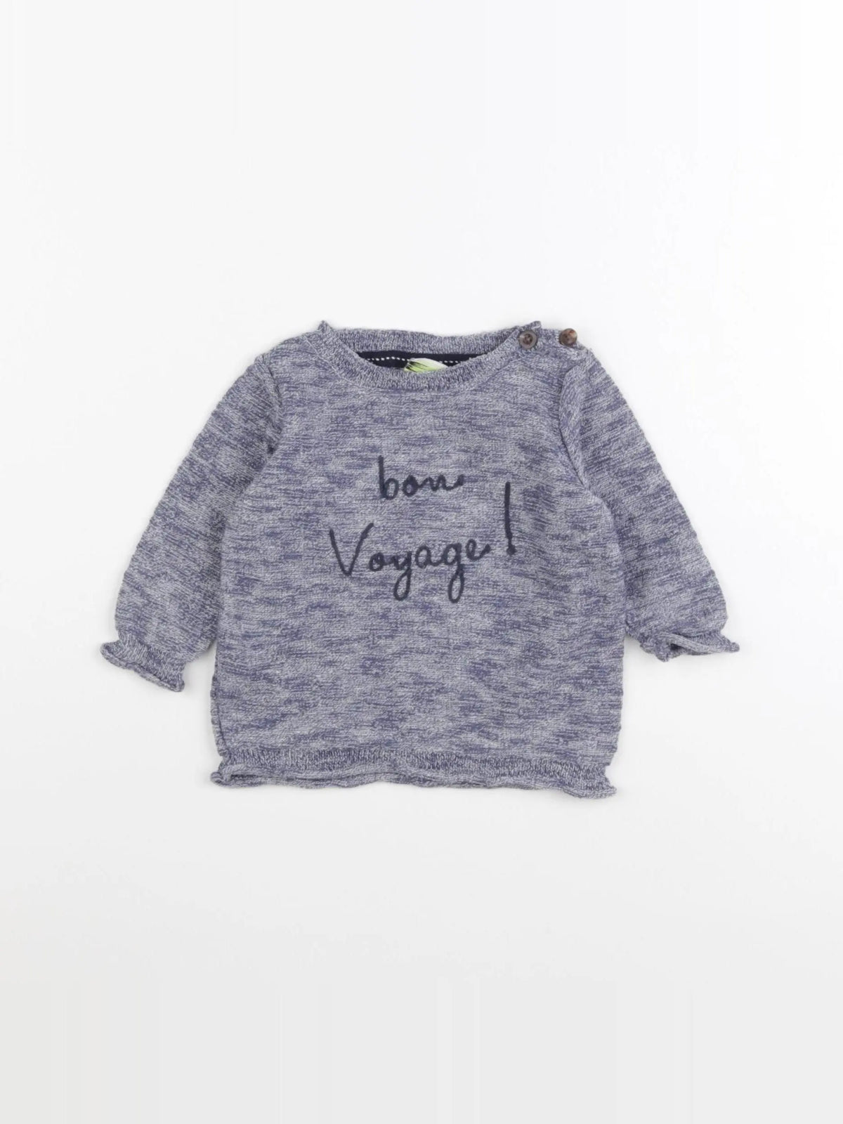 Tape à l'oeil - pull bleu - 3 mois