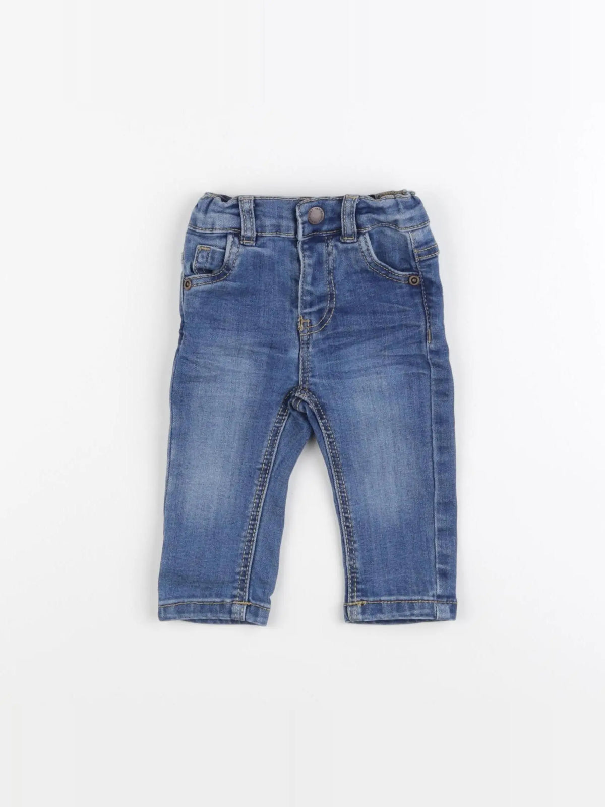 Vertbaudet - jean bleu - 3 mois