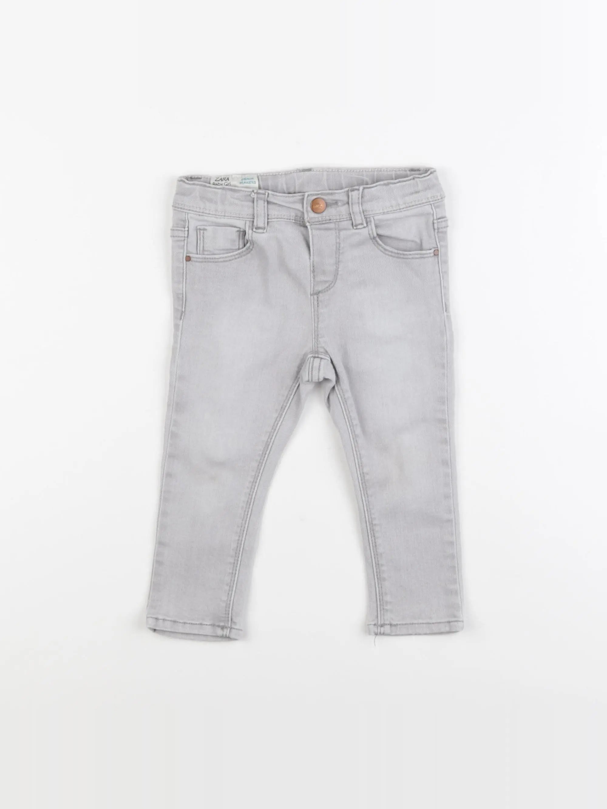 Zara - jean gris - 12/18 mois