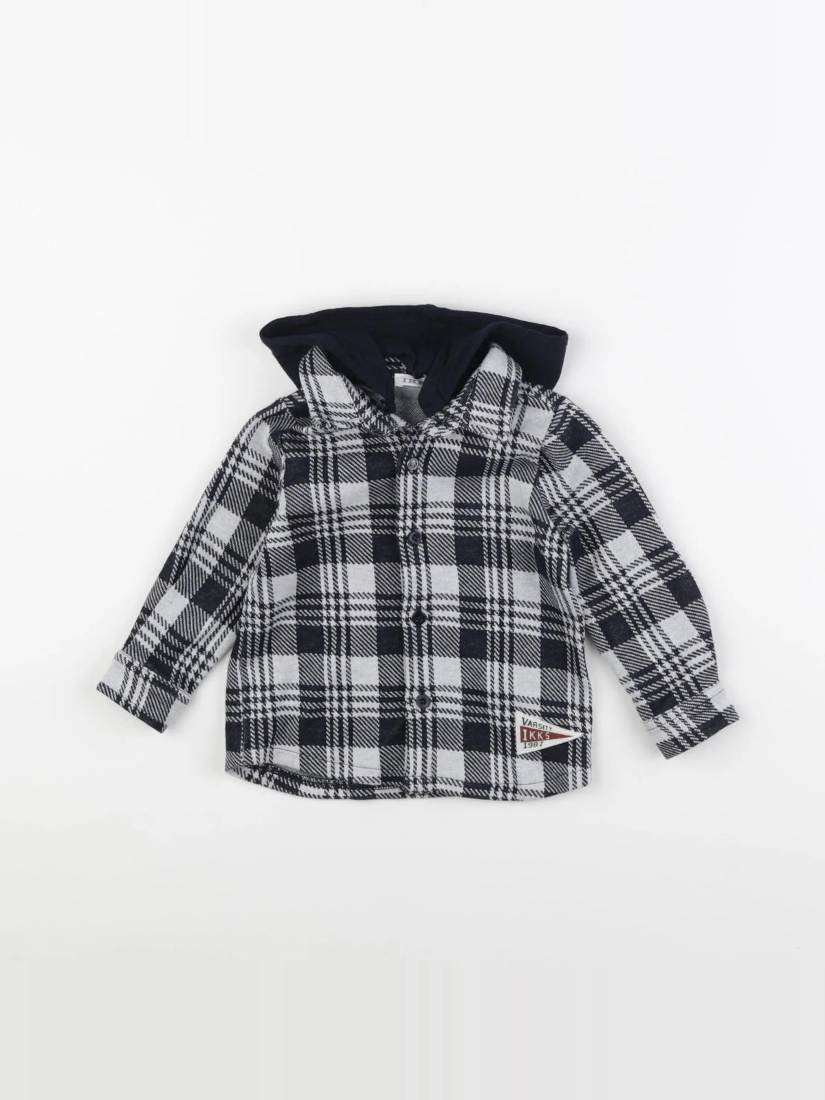 IKKS - chemise blanc, bleu - 12 mois
