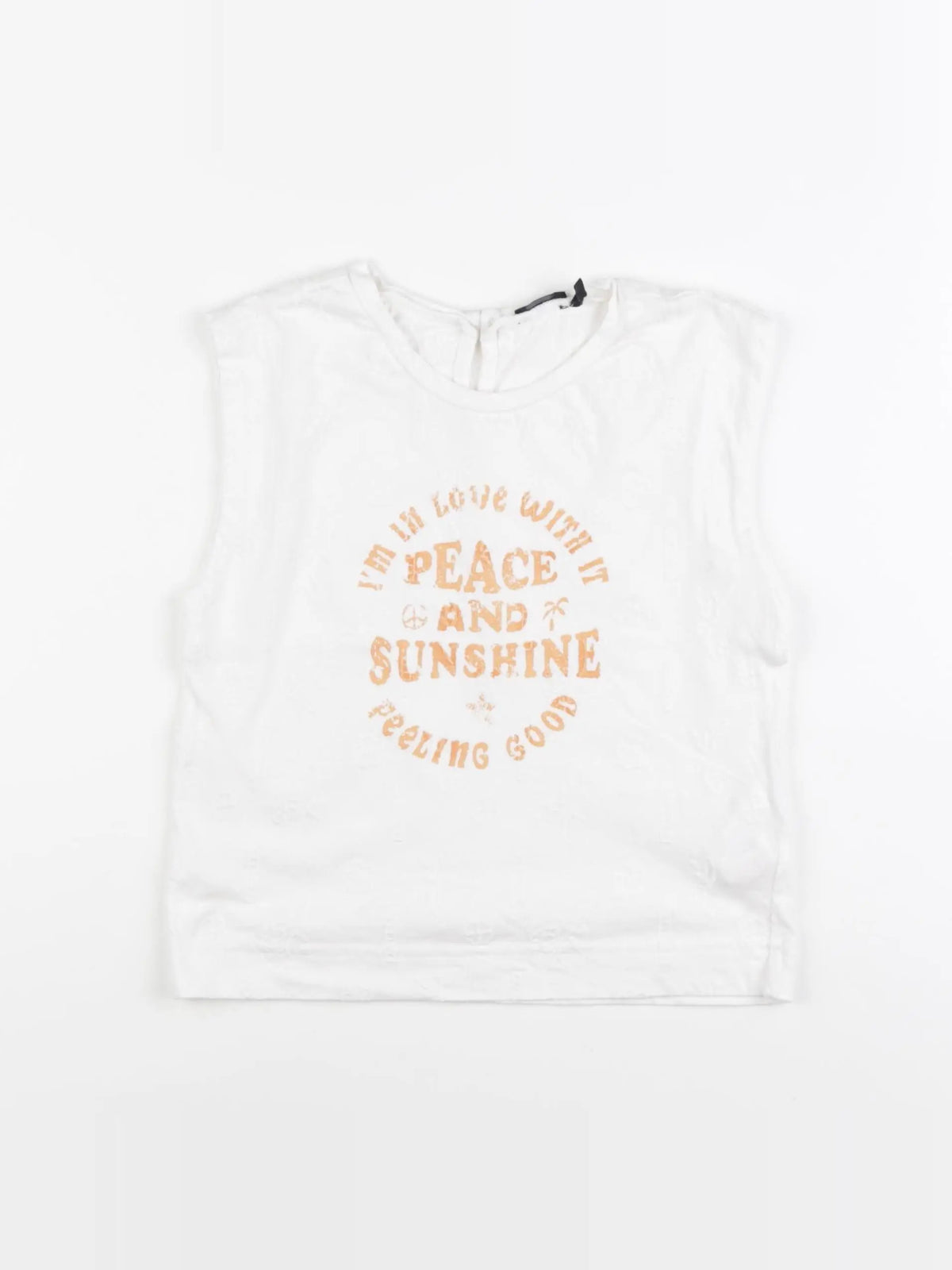 IKKS - tee-shirt blanc - 6 ans