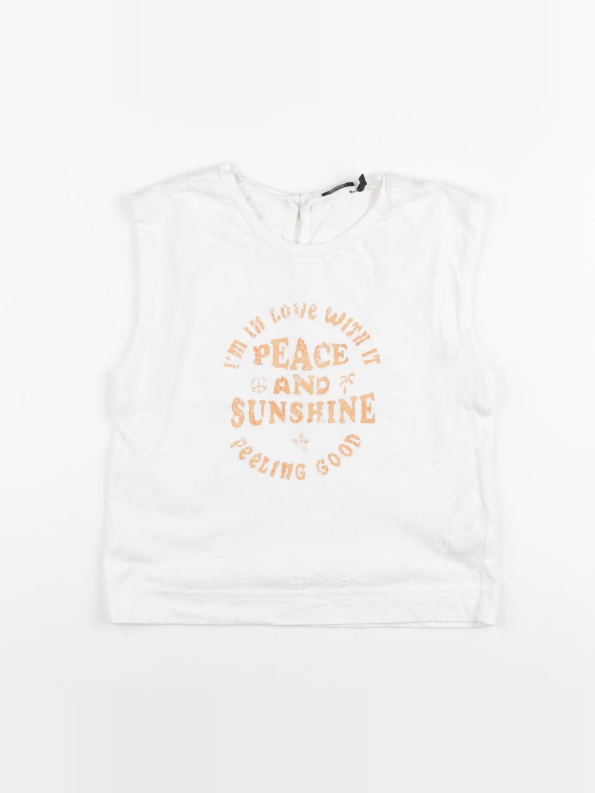 IKKS - tee-shirt blanc - 6 ans