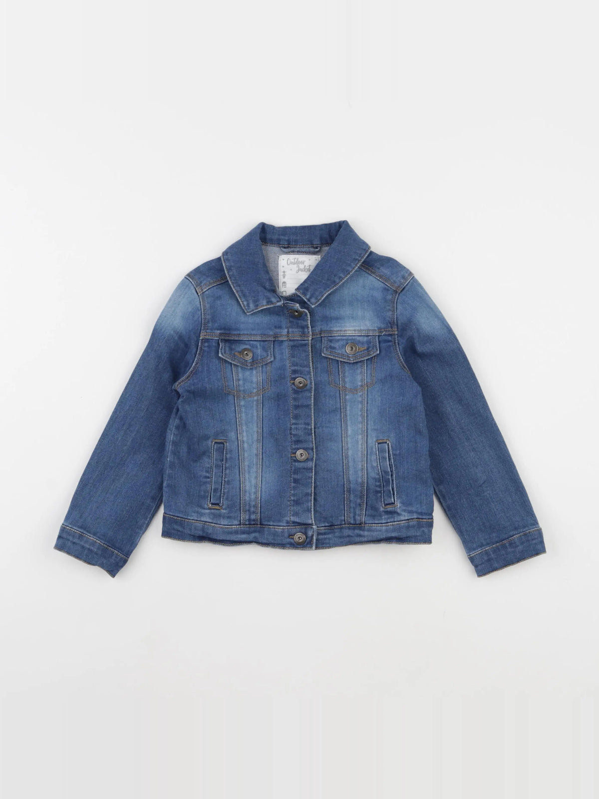 Vertbaudet - veste bleu - 4 ans