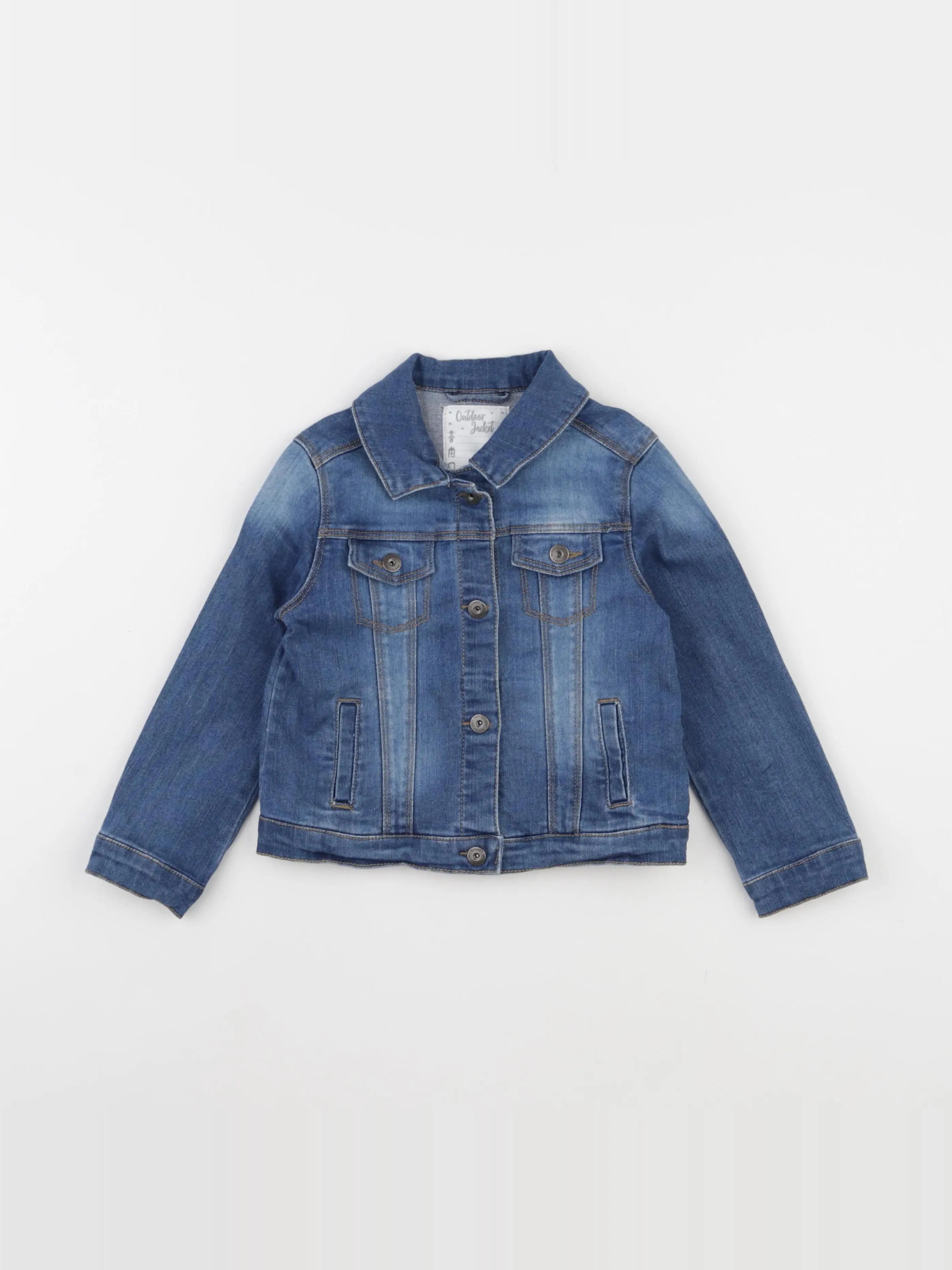 Vertbaudet - veste bleu - 4 ans