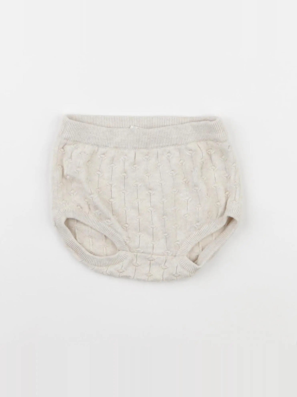 H&M - bloomer beige - 9/12 mois