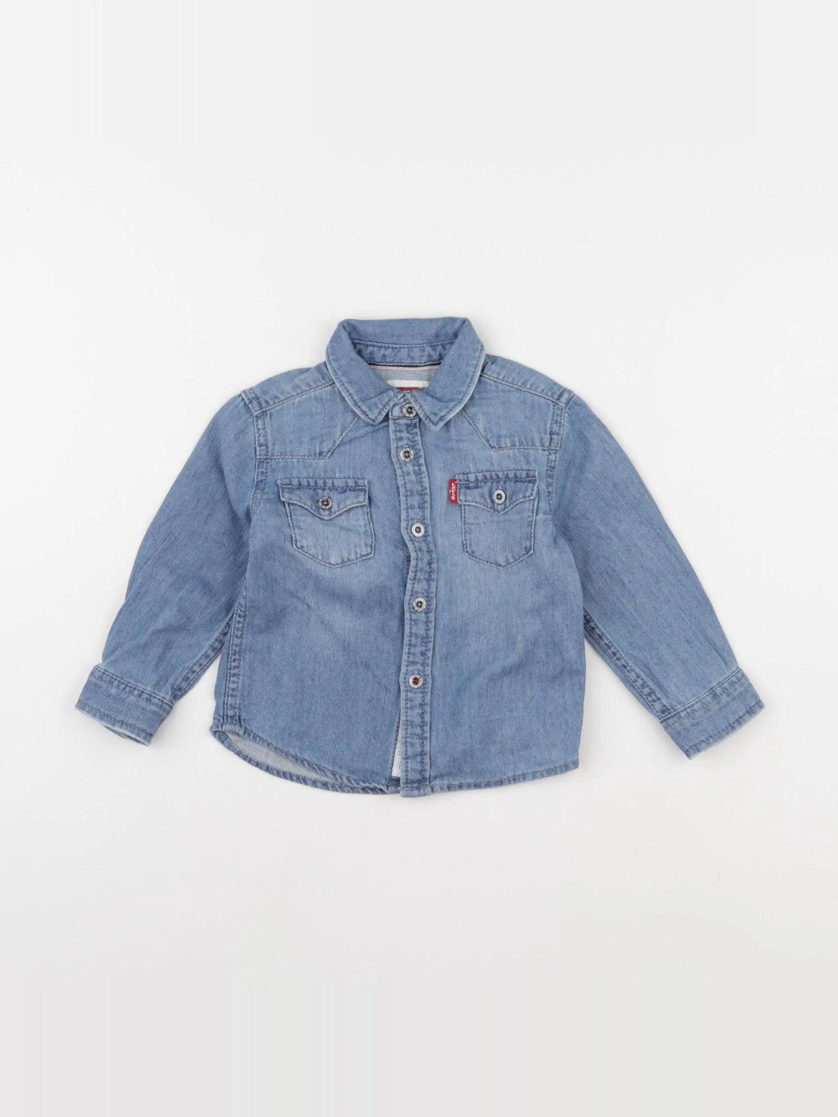 Levi's - chemise bleu - 12 mois