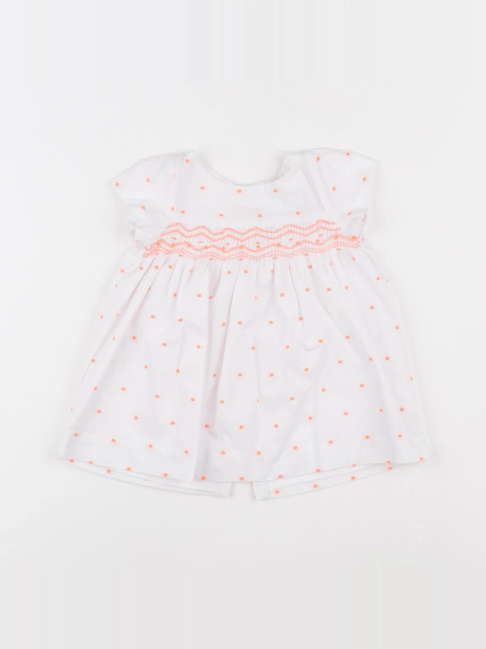 Jacadi - robe blanc - 6 mois