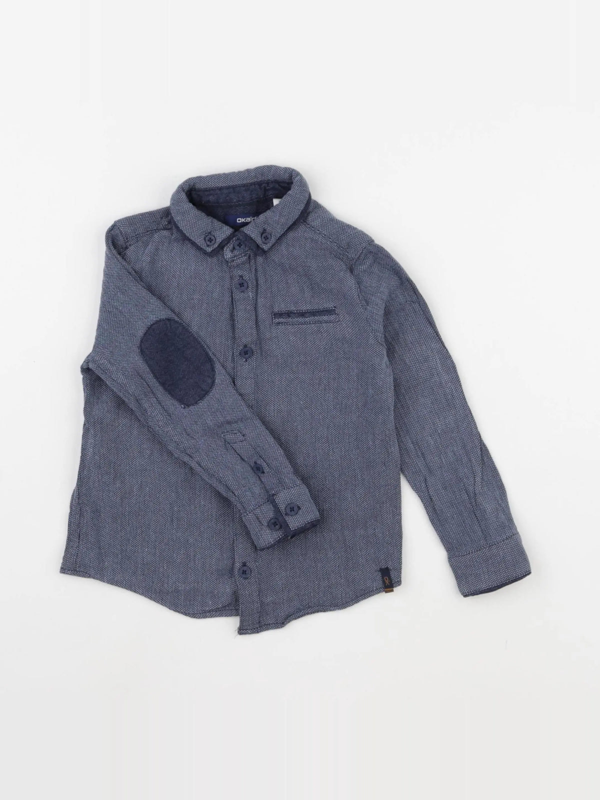 Okaidi - chemise bleu - 3 ans