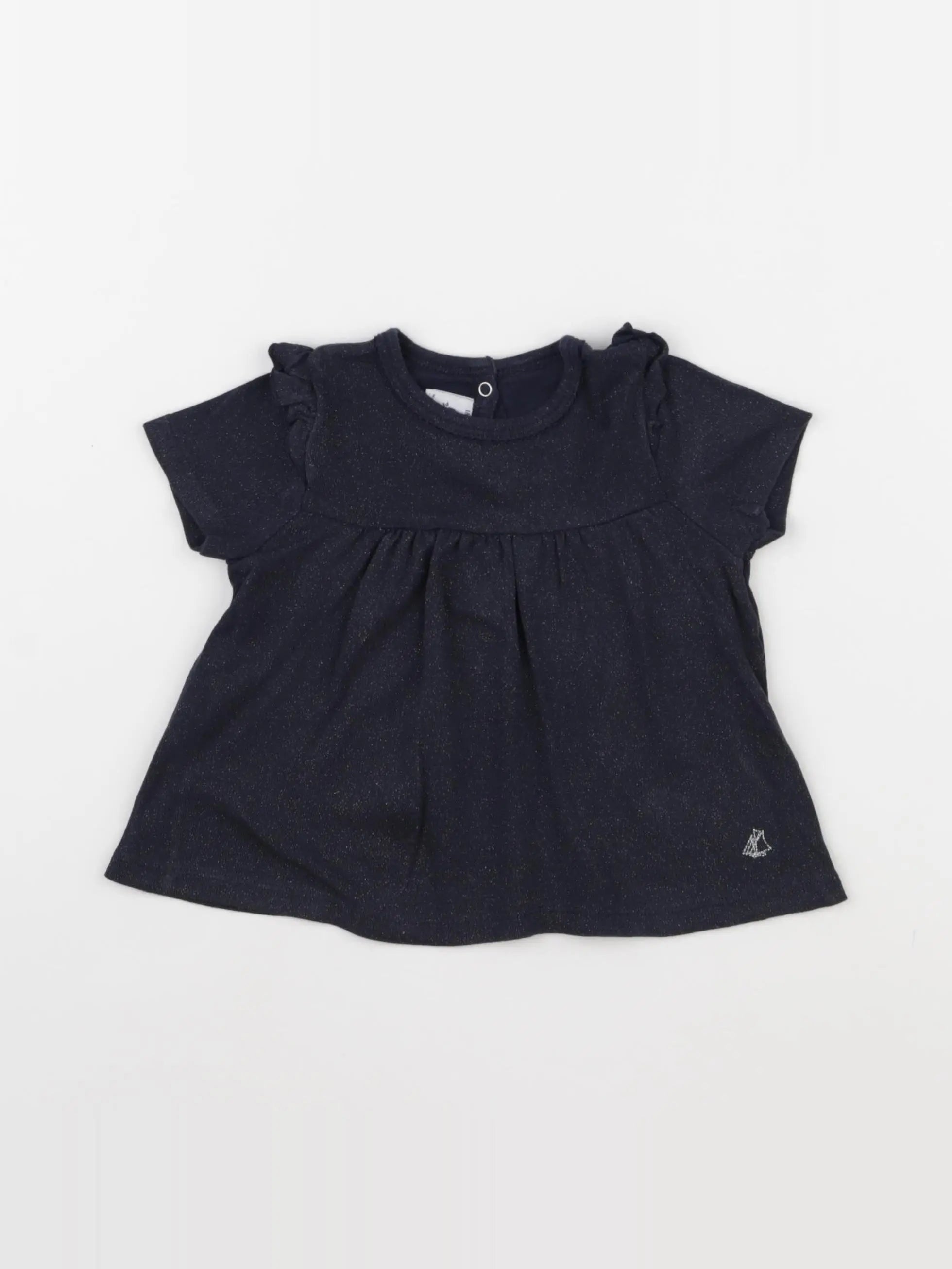 Petit Bateau - robe bleu - 18 mois
