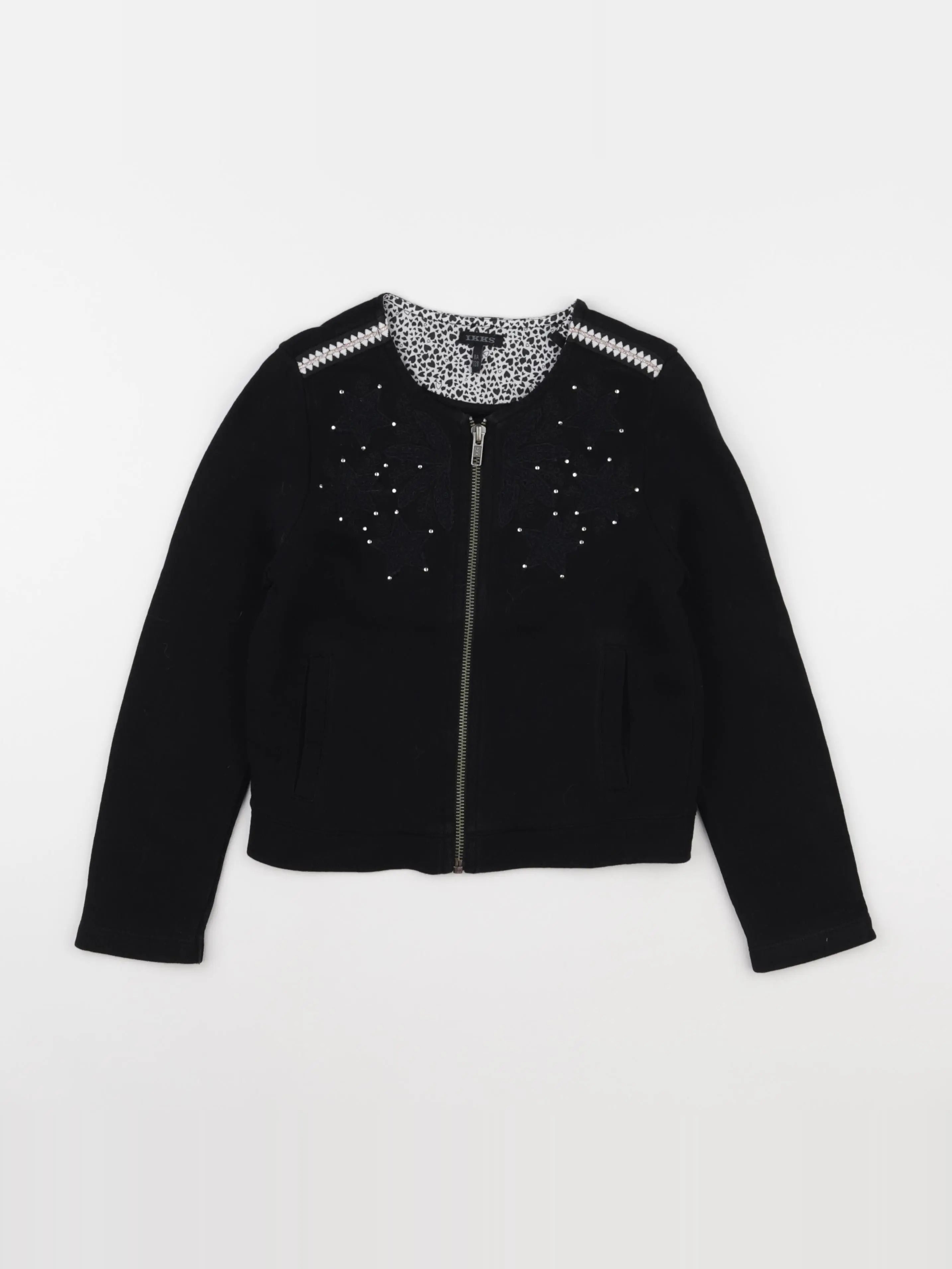 IKKS - veste doublé noir - 8 ans