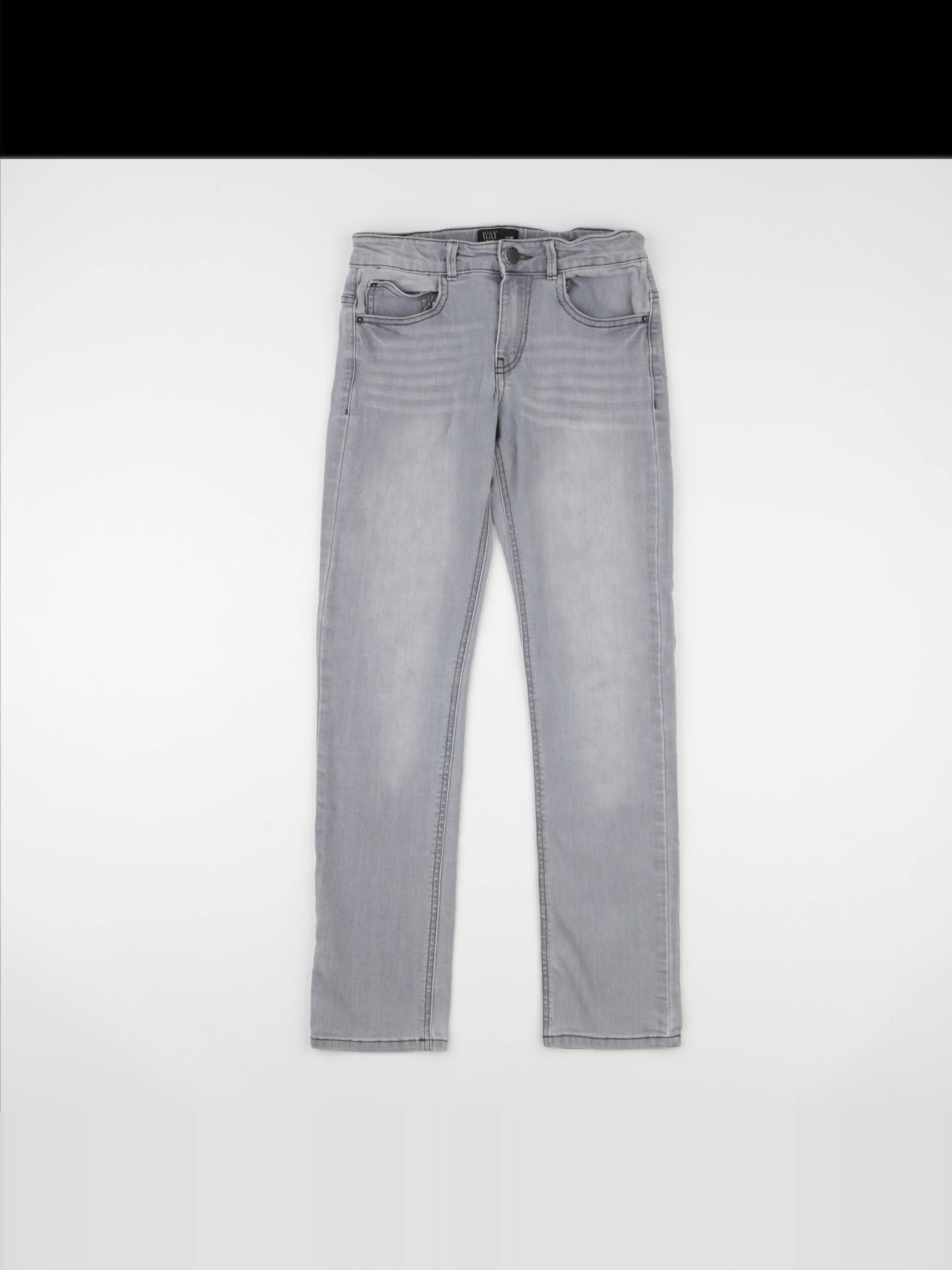 IKKS - jean gris - 12 ans