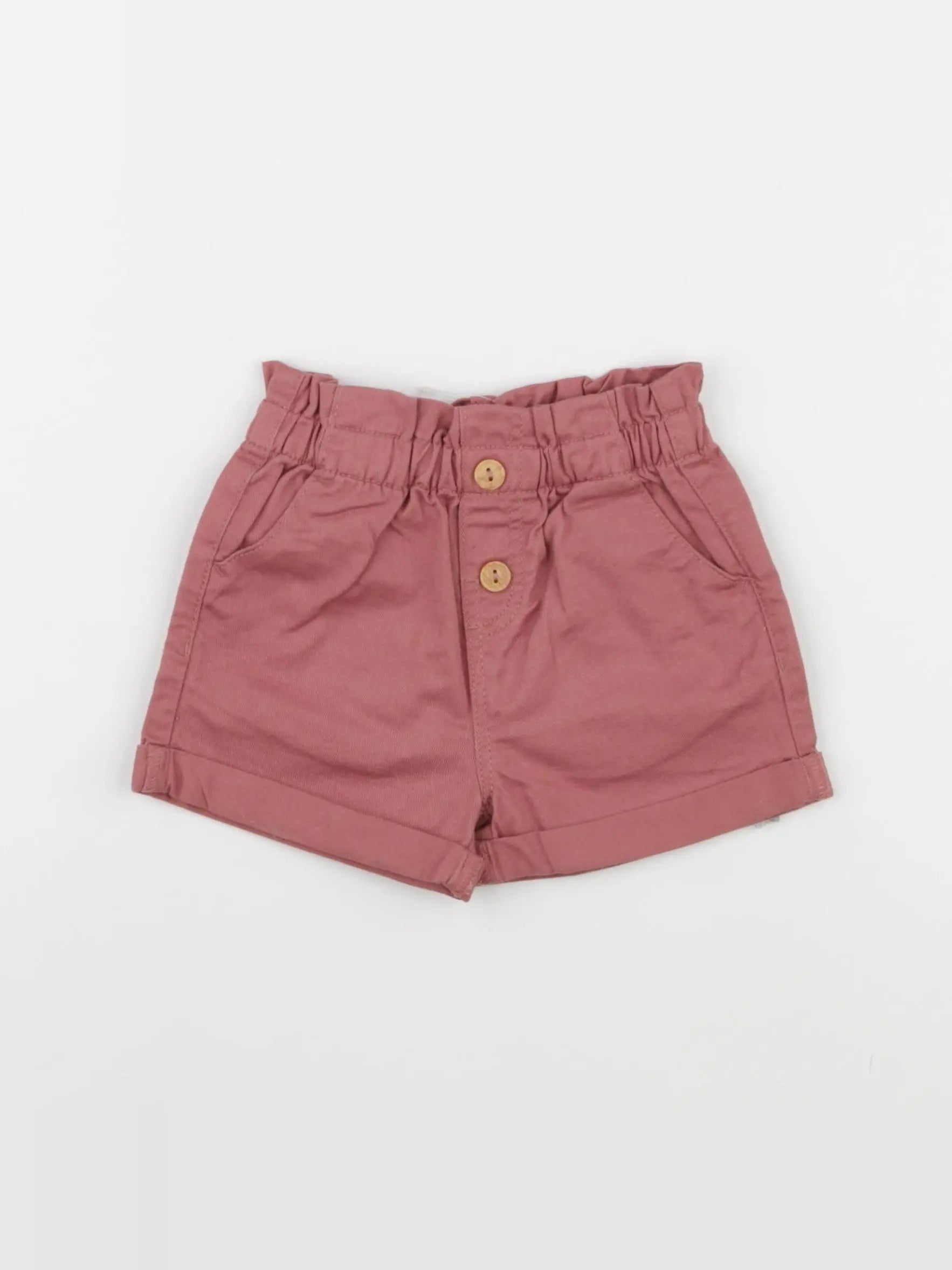 Vertbaudet - short rose - 18 mois