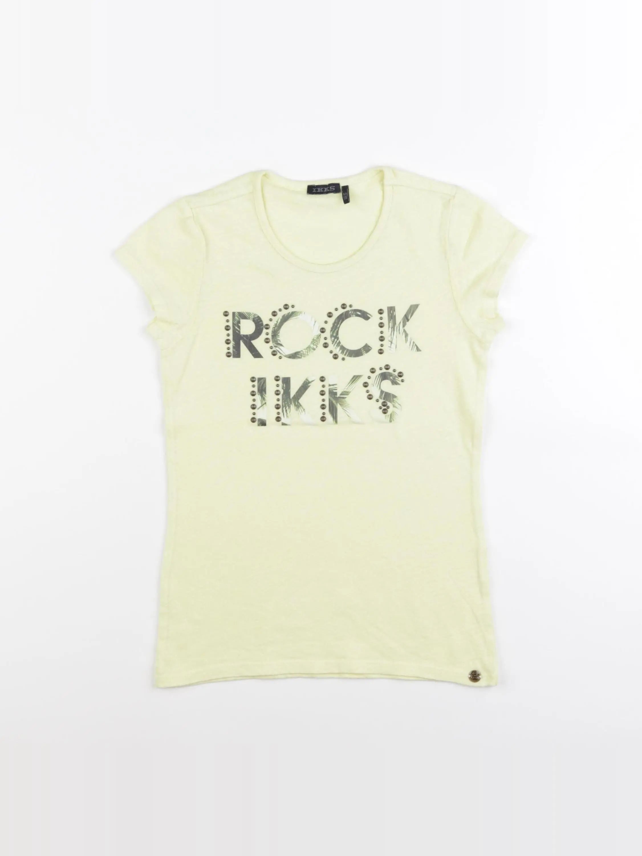 IKKS - tee-shirt jaune - 6 ans