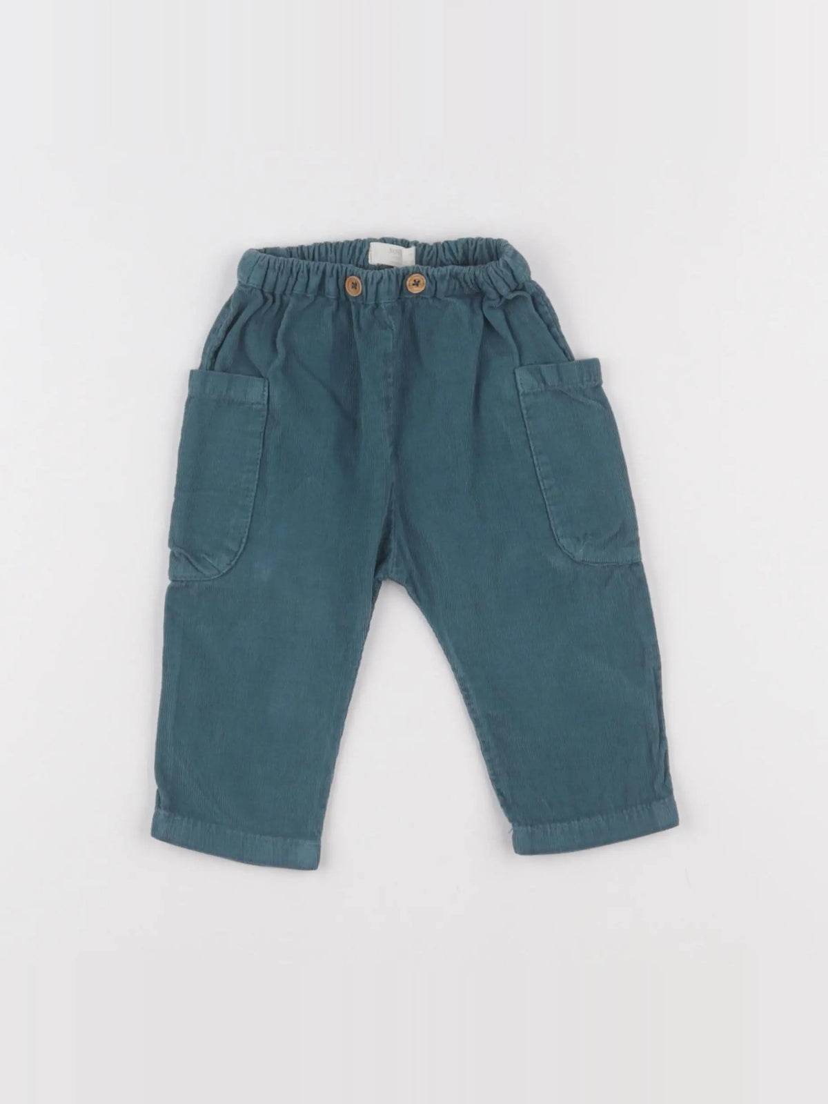 Mango - pantalon vert - 3/6 mois