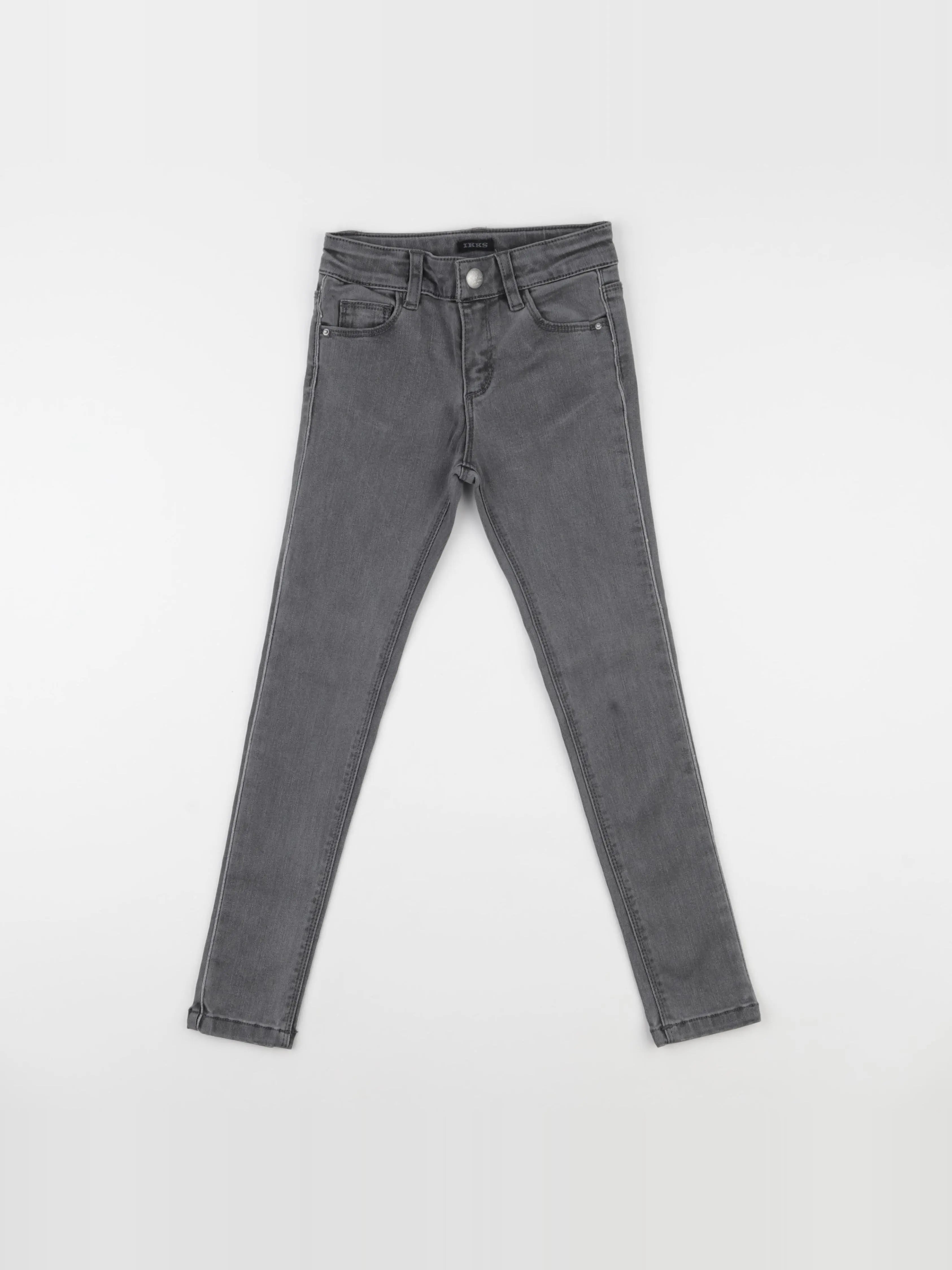 IKKS - jean gris - 7 ans