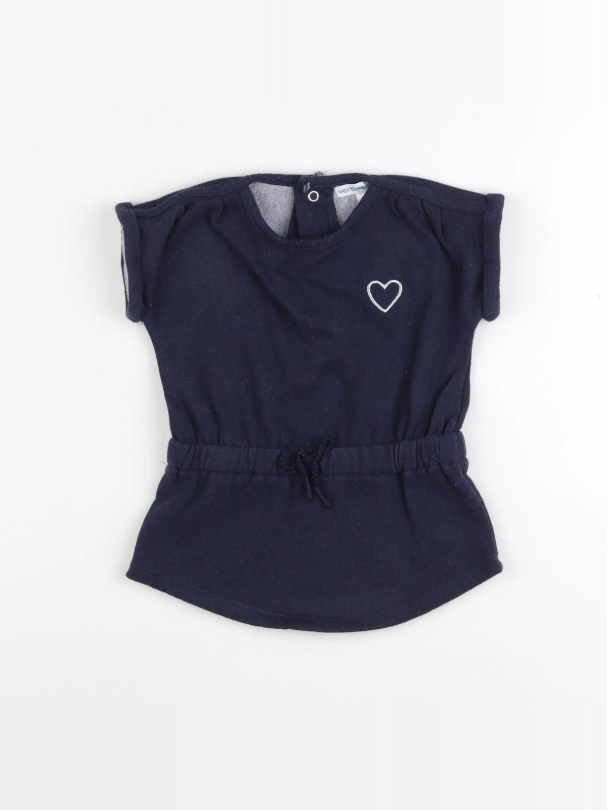 Vertbaudet - robe bleu - 12 mois