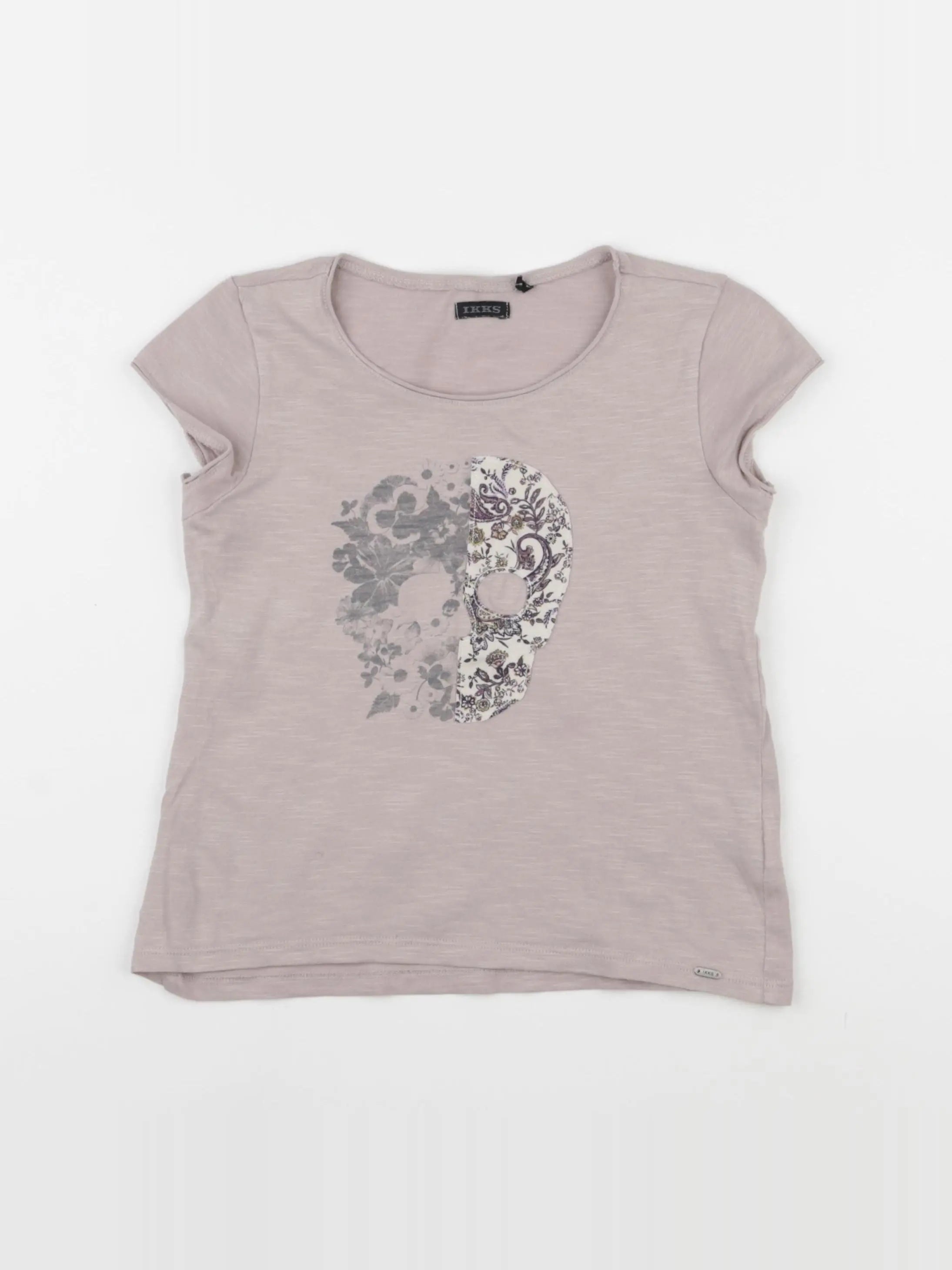 IKKS - tee-shirt rose - 8 ans