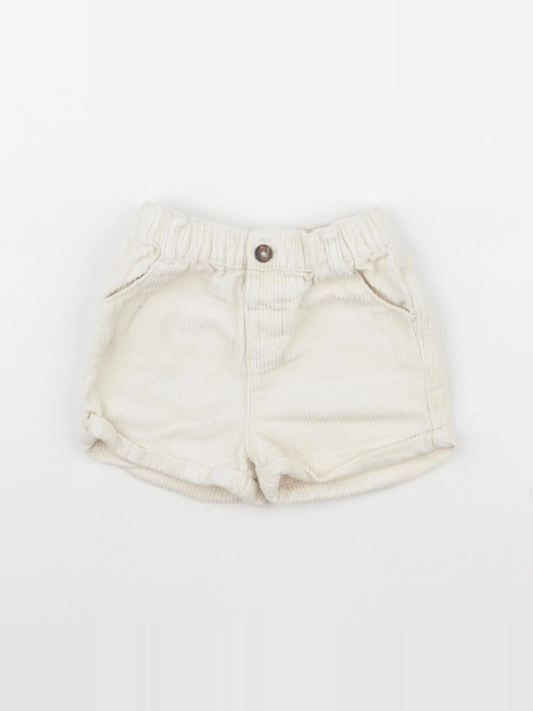 Vertbaudet - short blanc - 12 mois