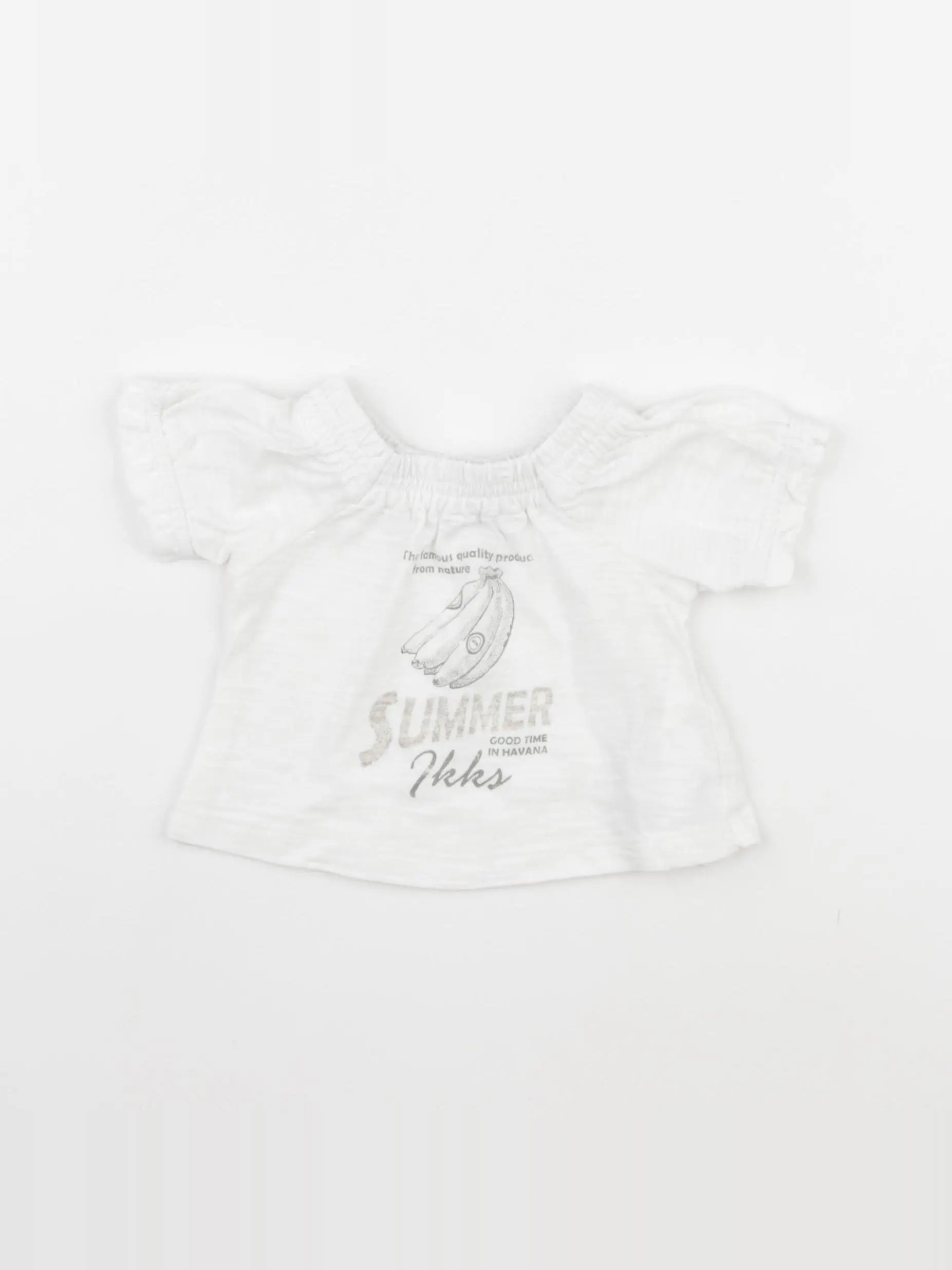 IKKS - tee-shirt blanc - 6 mois