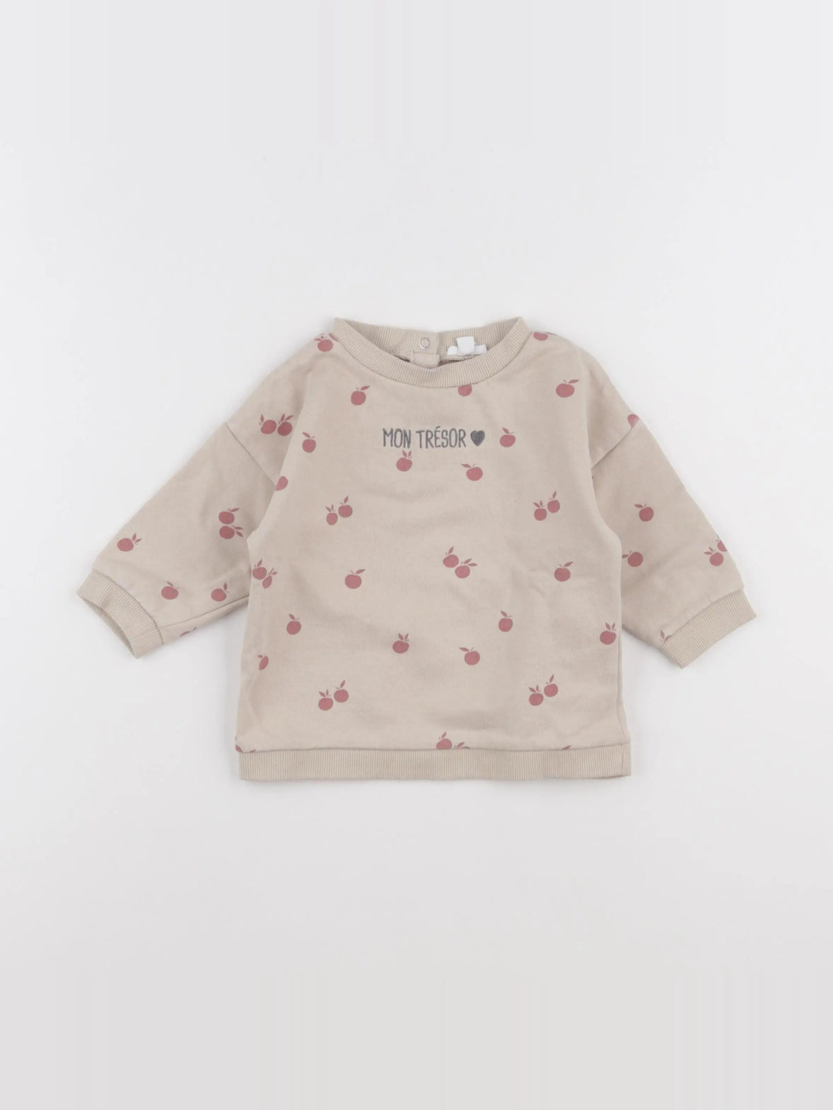Vertbaudet - robe beige - 12 mois