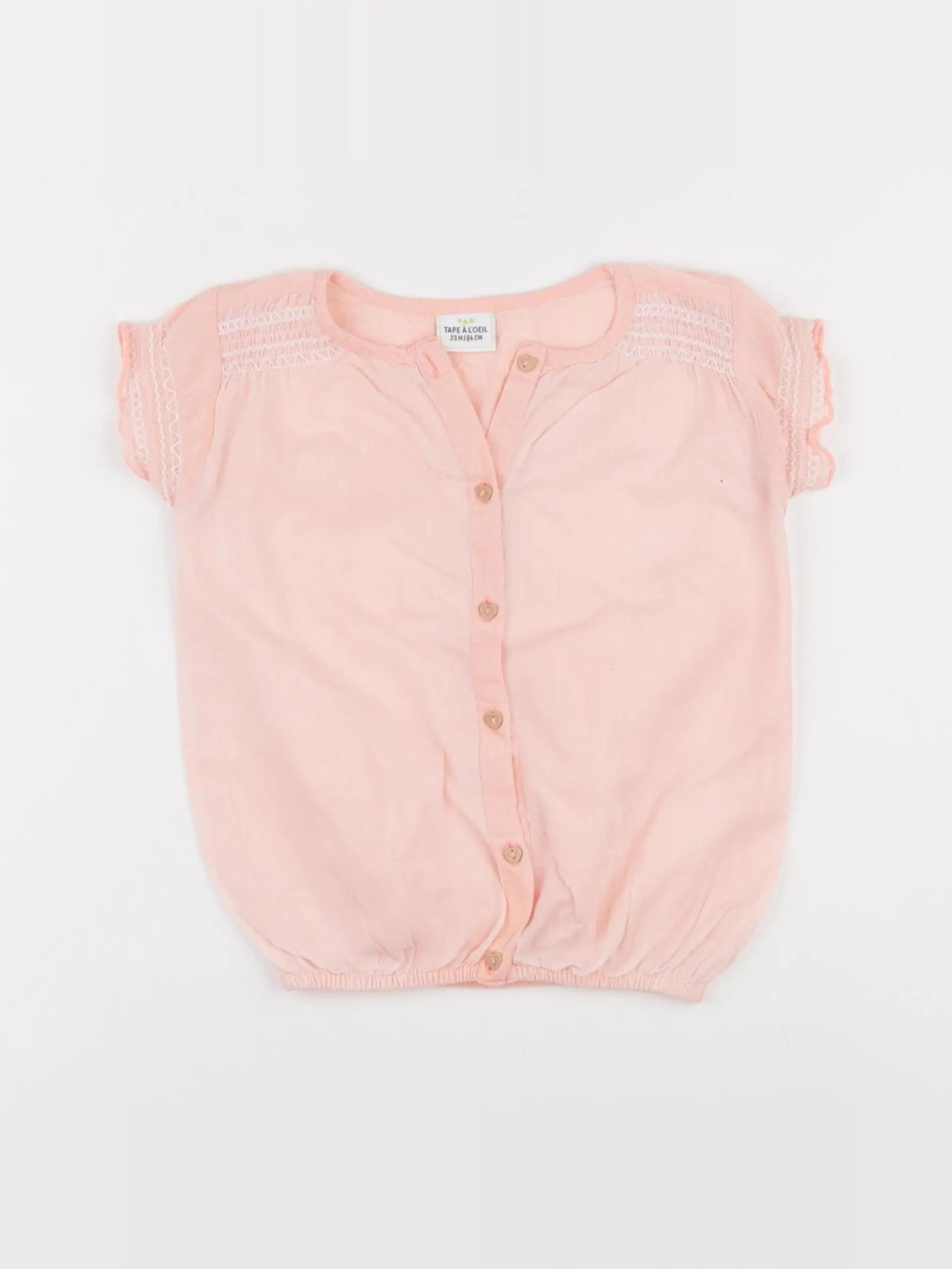 Tape à l'oeil - blouse rose - 24 mois