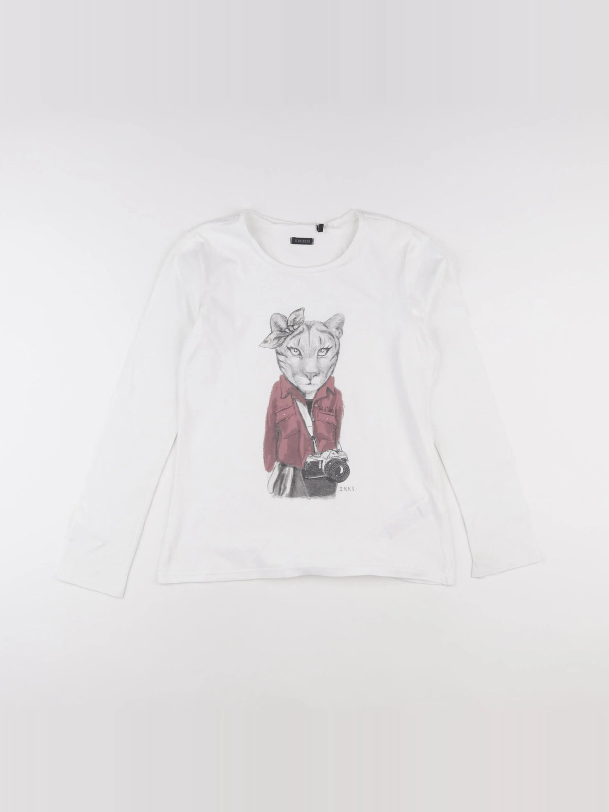 IKKS - tee-shirt blanc - 12 ans