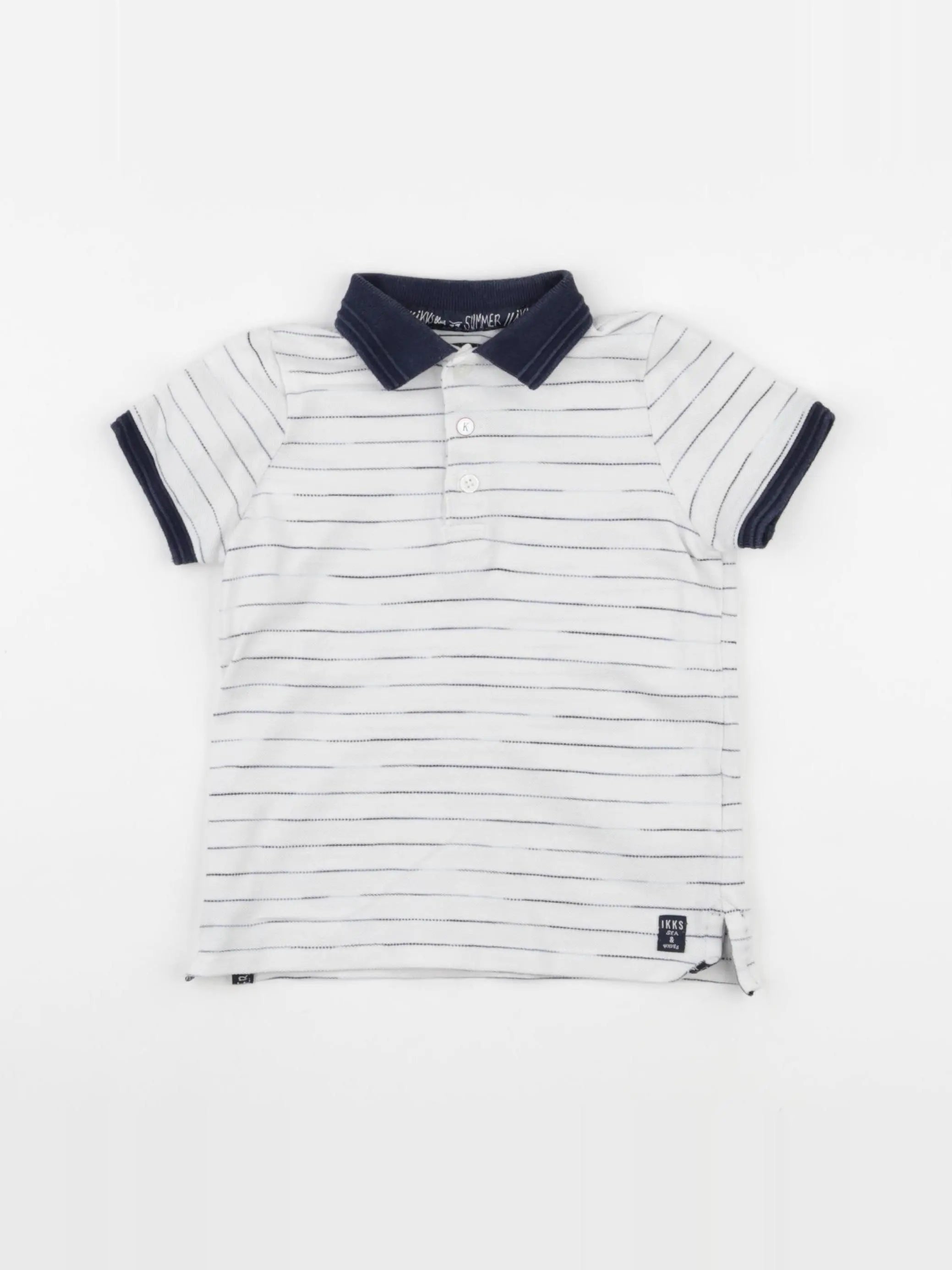 IKKS - polo blanc - 3 ans