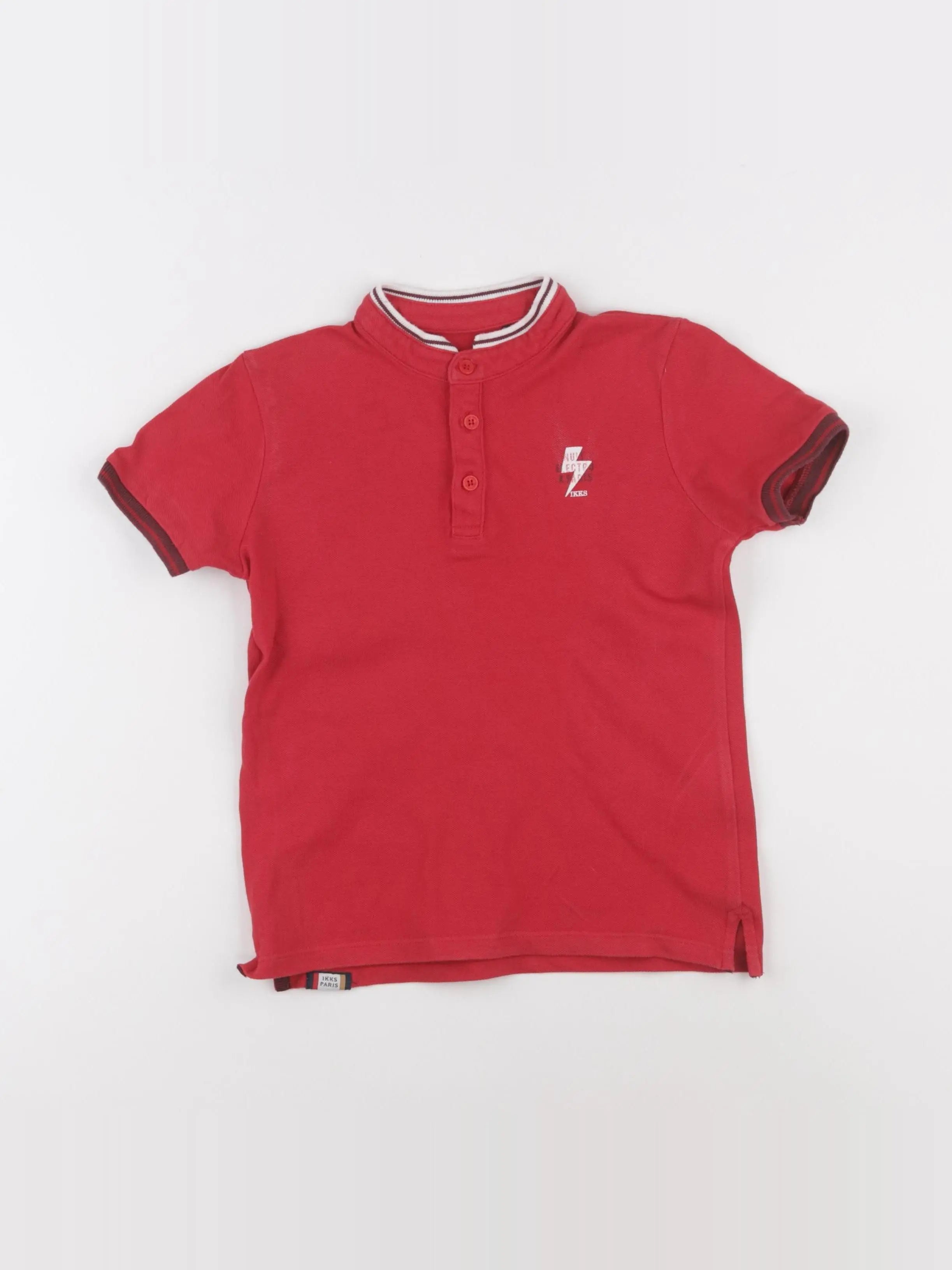 IKKS - polo imprimé au dos rouge - 6 ans