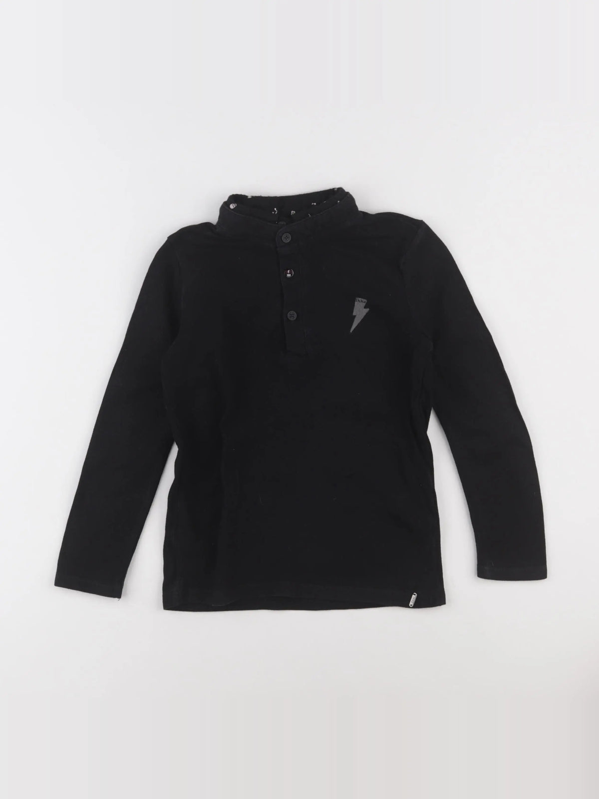 IKKS - polo imprimé au dos noir - 4 ans