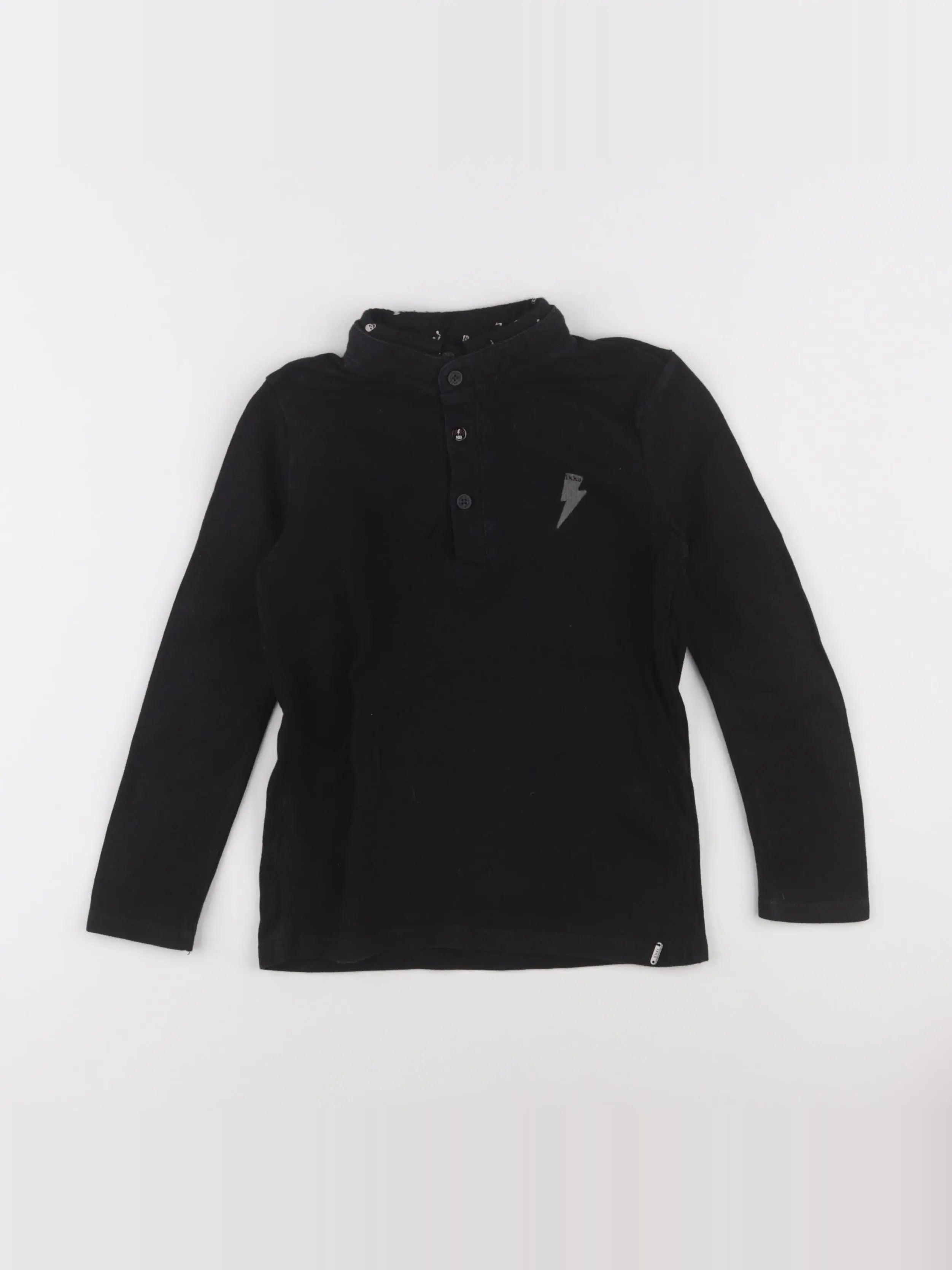 IKKS - polo imprimé au dos noir - 4 ans