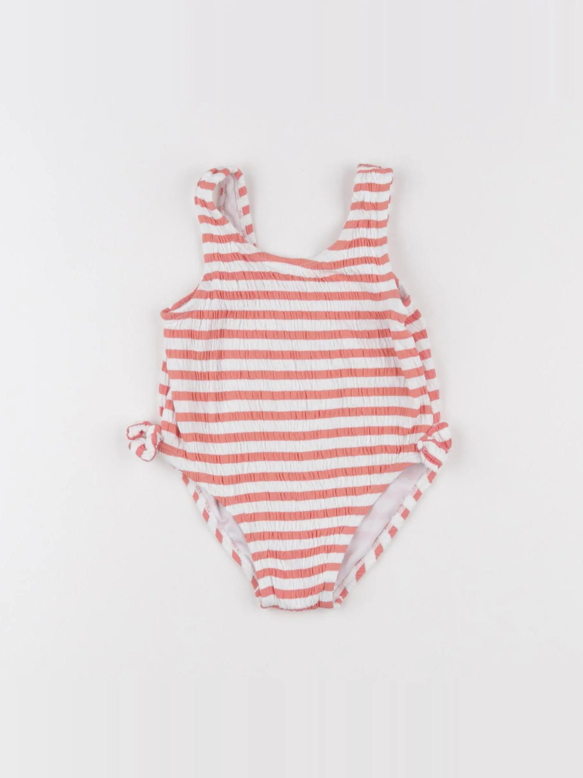 Vertbaudet - maillot de bain orange - 12/18 mois