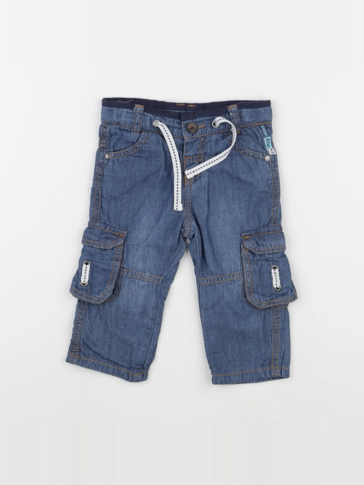 Tape à l'oeil - pantalon bleu - 6 mois