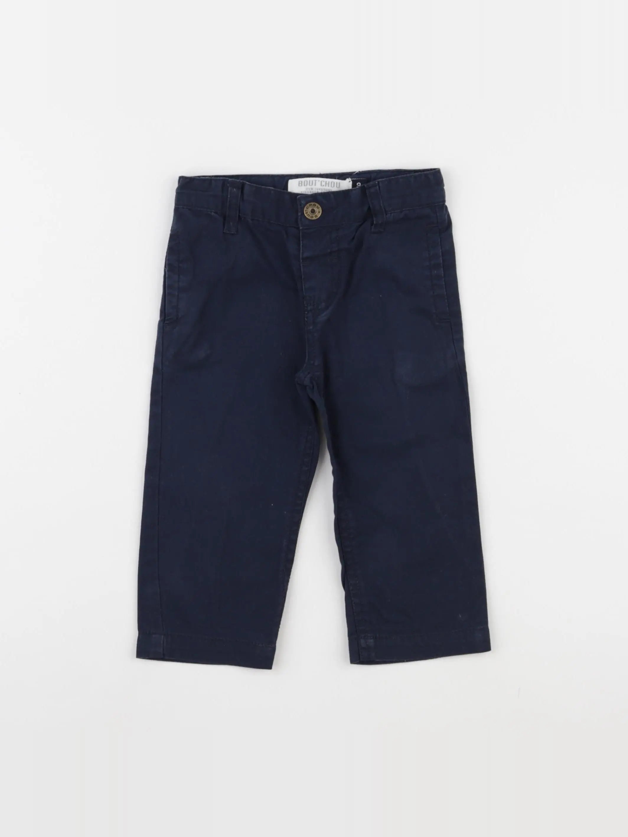 Boutchou - pantalon bleu - 9 mois