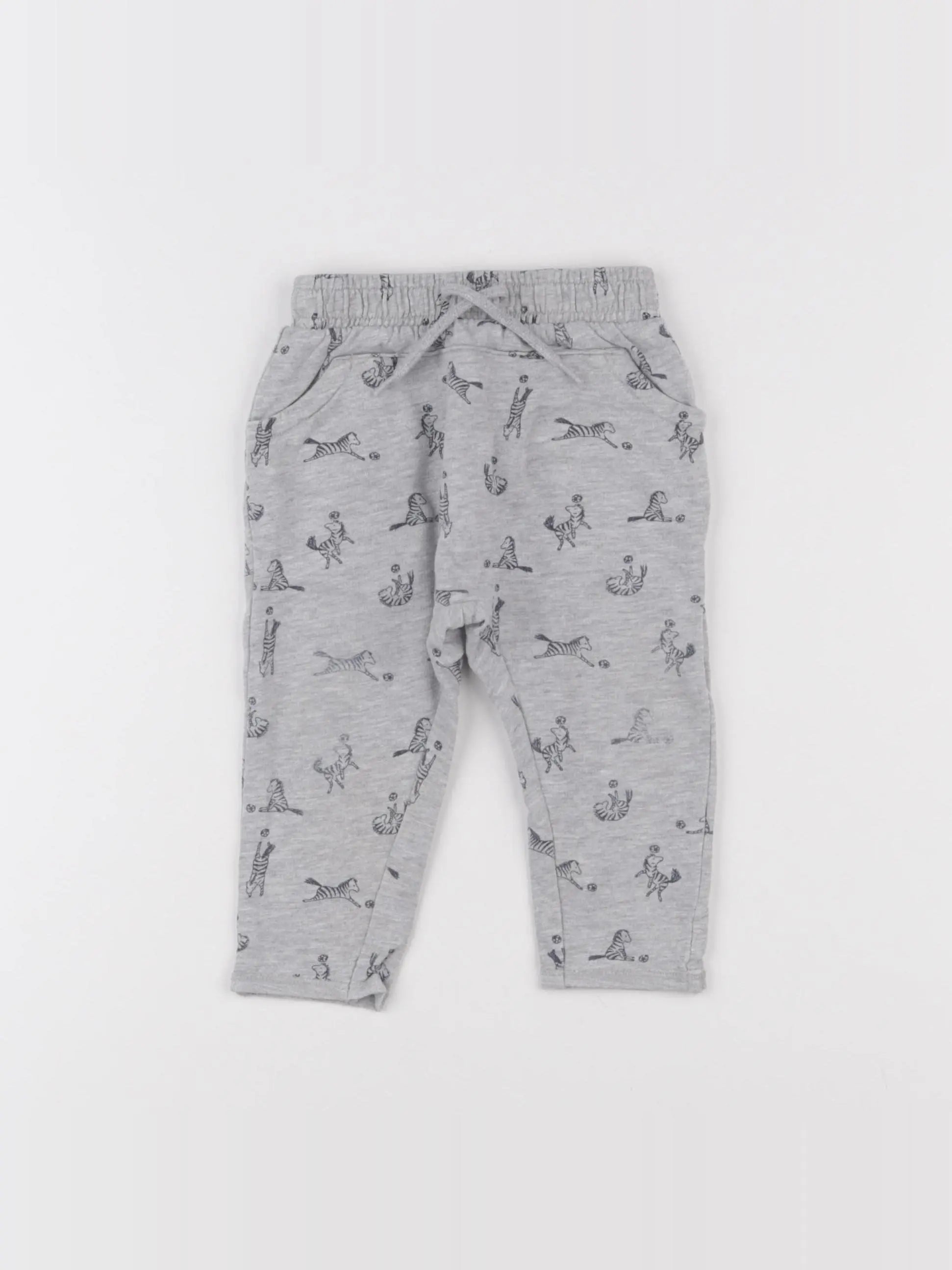 Vertbaudet - jogging gris - 9 mois