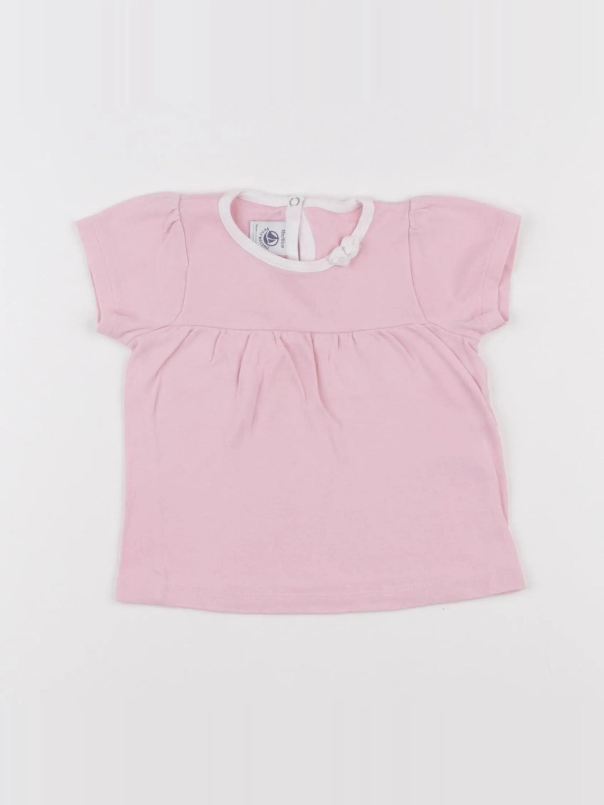 Petit Bateau - tee-shirt rose - 18 mois