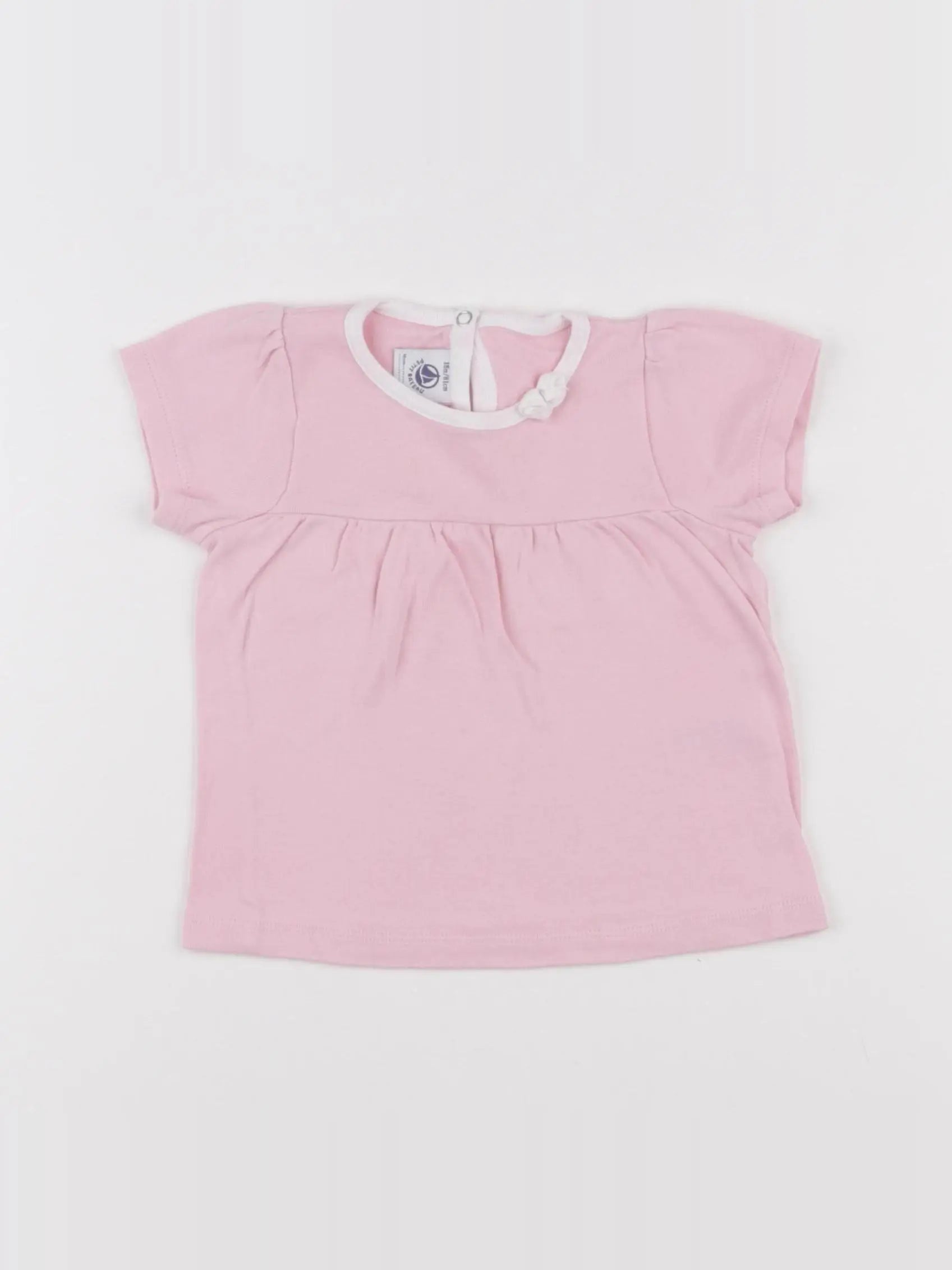 Petit Bateau - tee-shirt rose - 18 mois