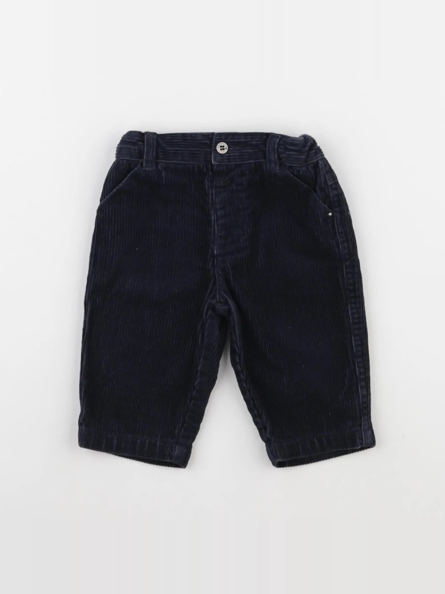 Natalys - pantalon bleu - 6 mois