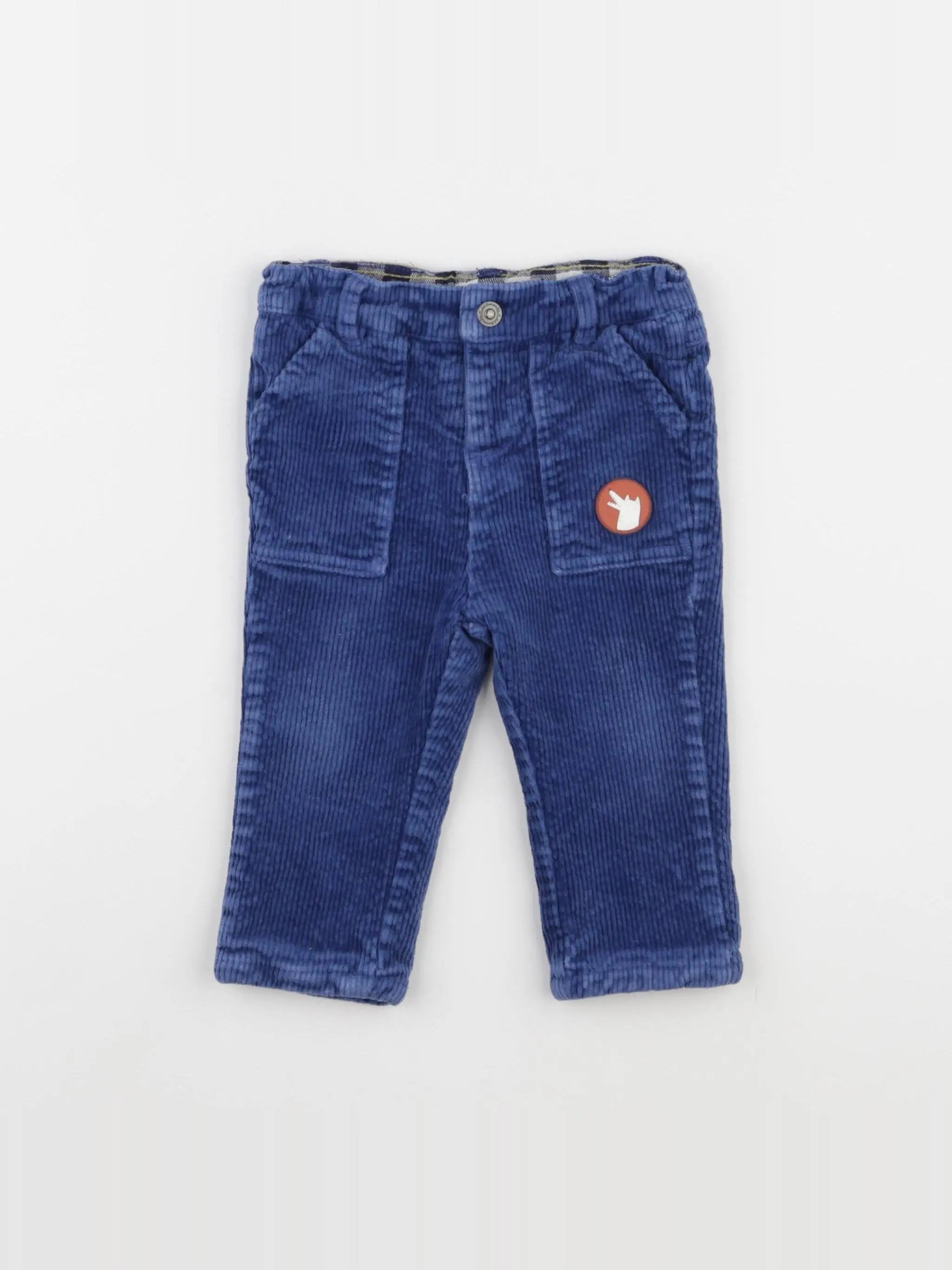 Cadet Rousselle - pantalon bleu - 12 mois