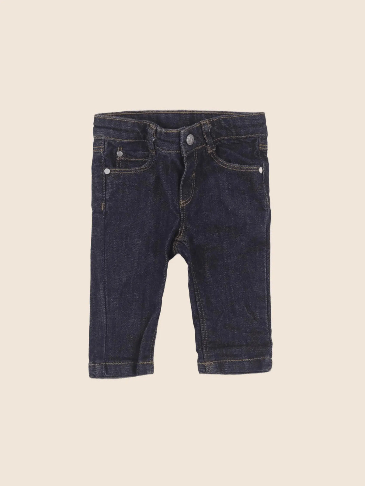 Petit Bateau - jean bleu - 3 mois
